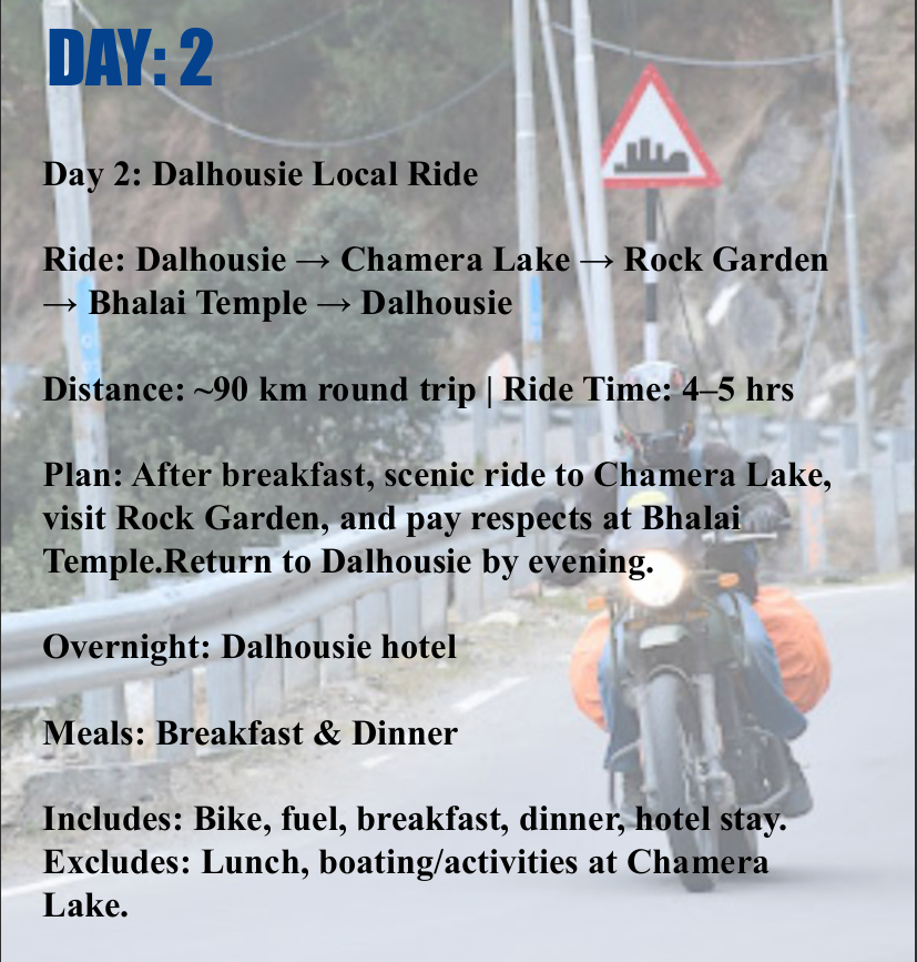 Dalhousie → McLeodganj → Bir 