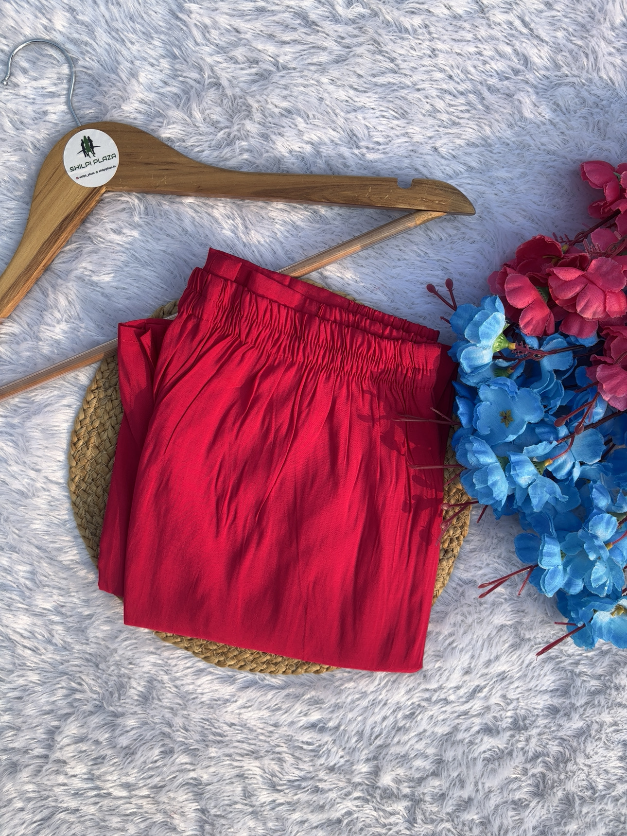 Embroidered Pink Kurti Pant Set