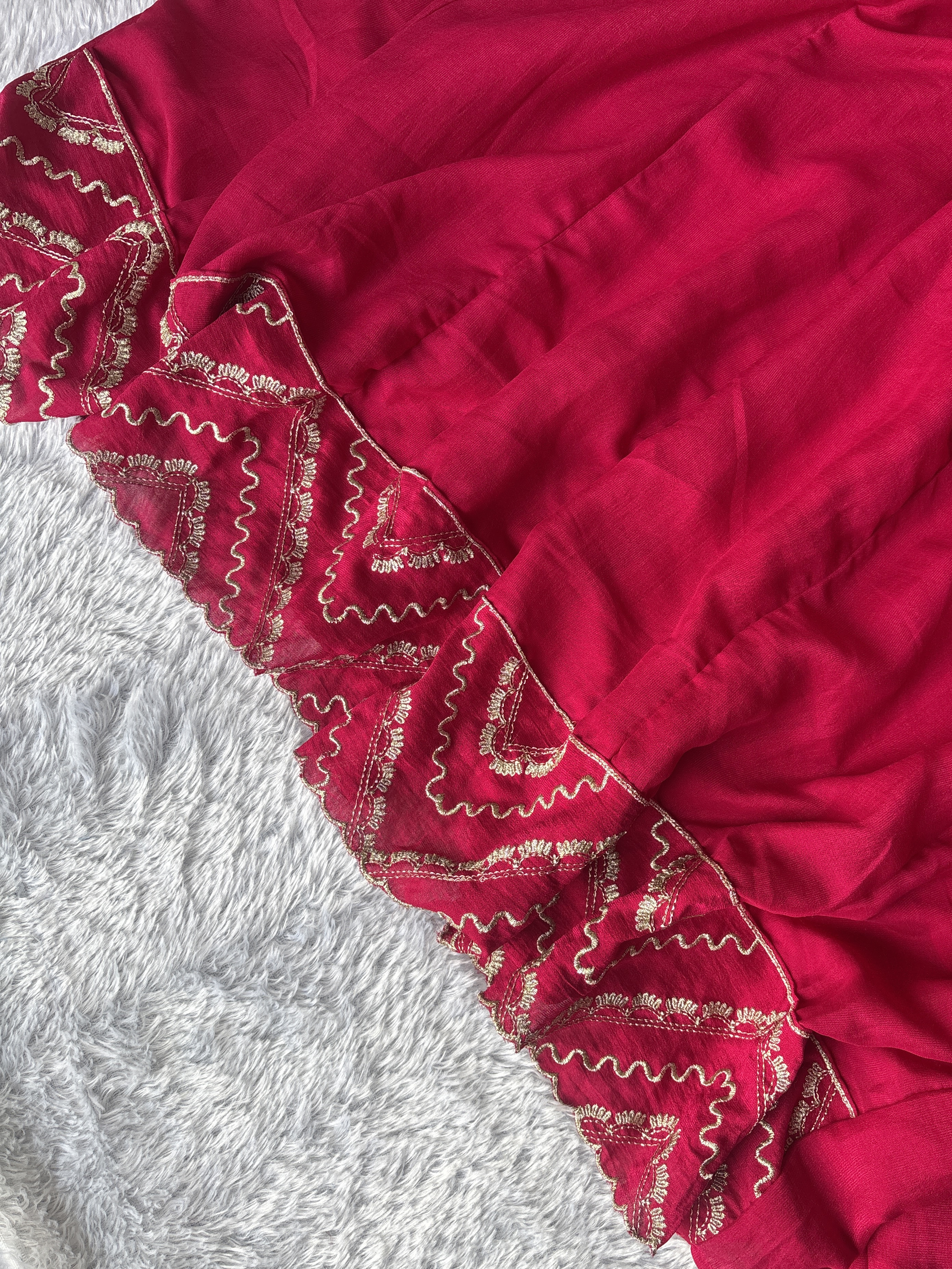 Rani Pink Anarkali Kurti Suit