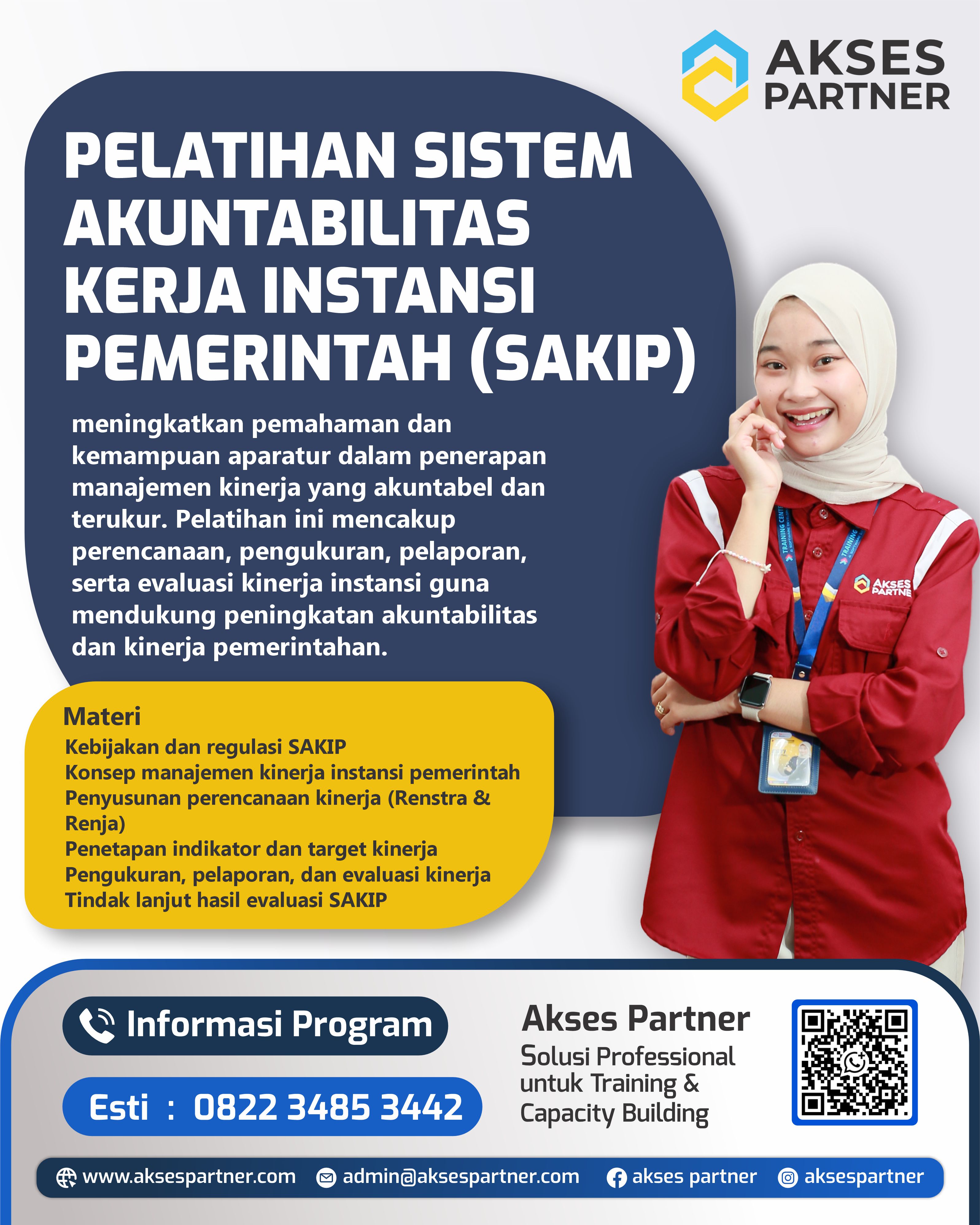 Pelatihan Sistem Akuntabilitas Kerja Instansi Pemerintah (SAKIP)