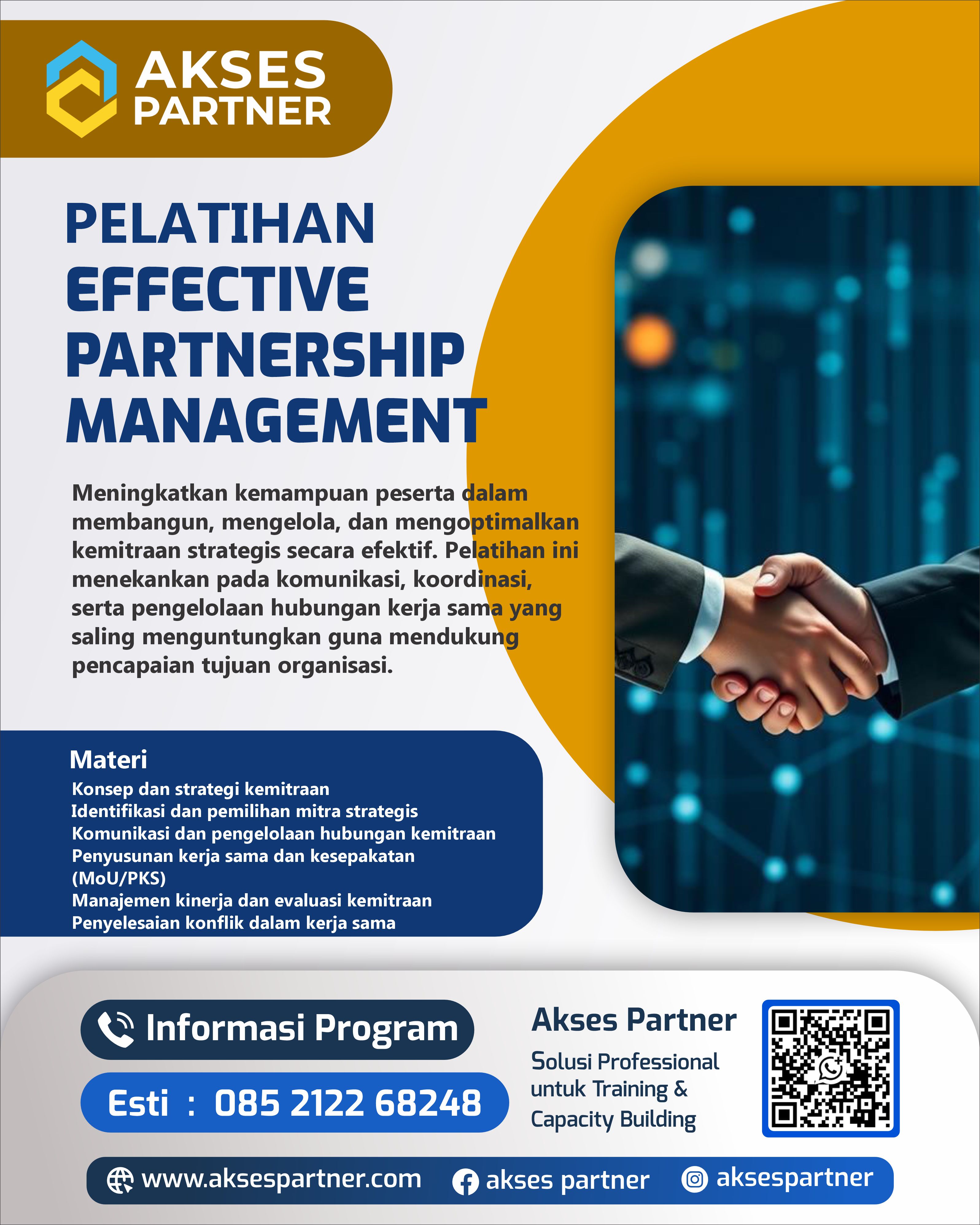 Pelatihan Effective Partnership Management