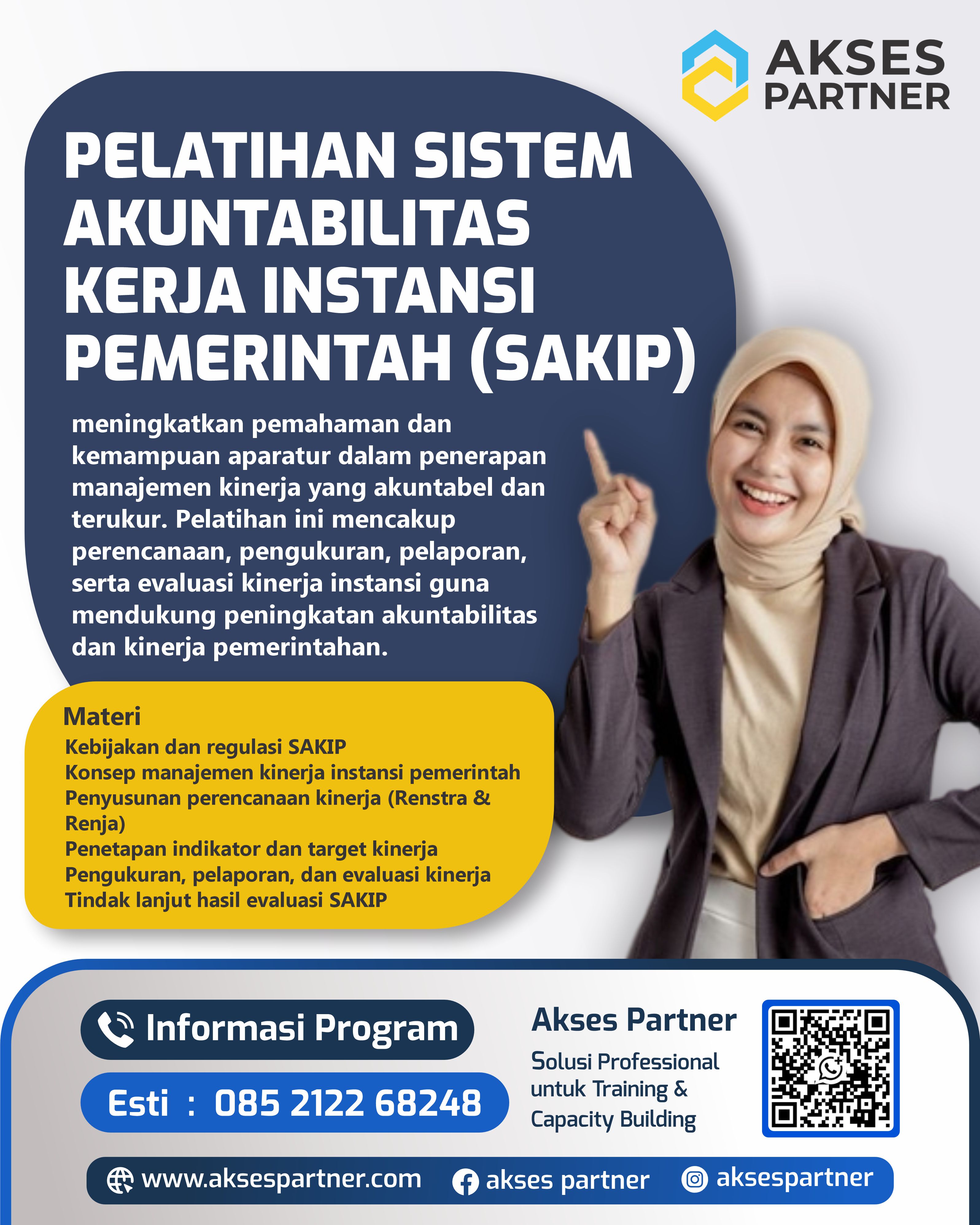 Pelatihan Sistem Akuntabilitas Kerja Instansi Pemerintah (SAKIP)