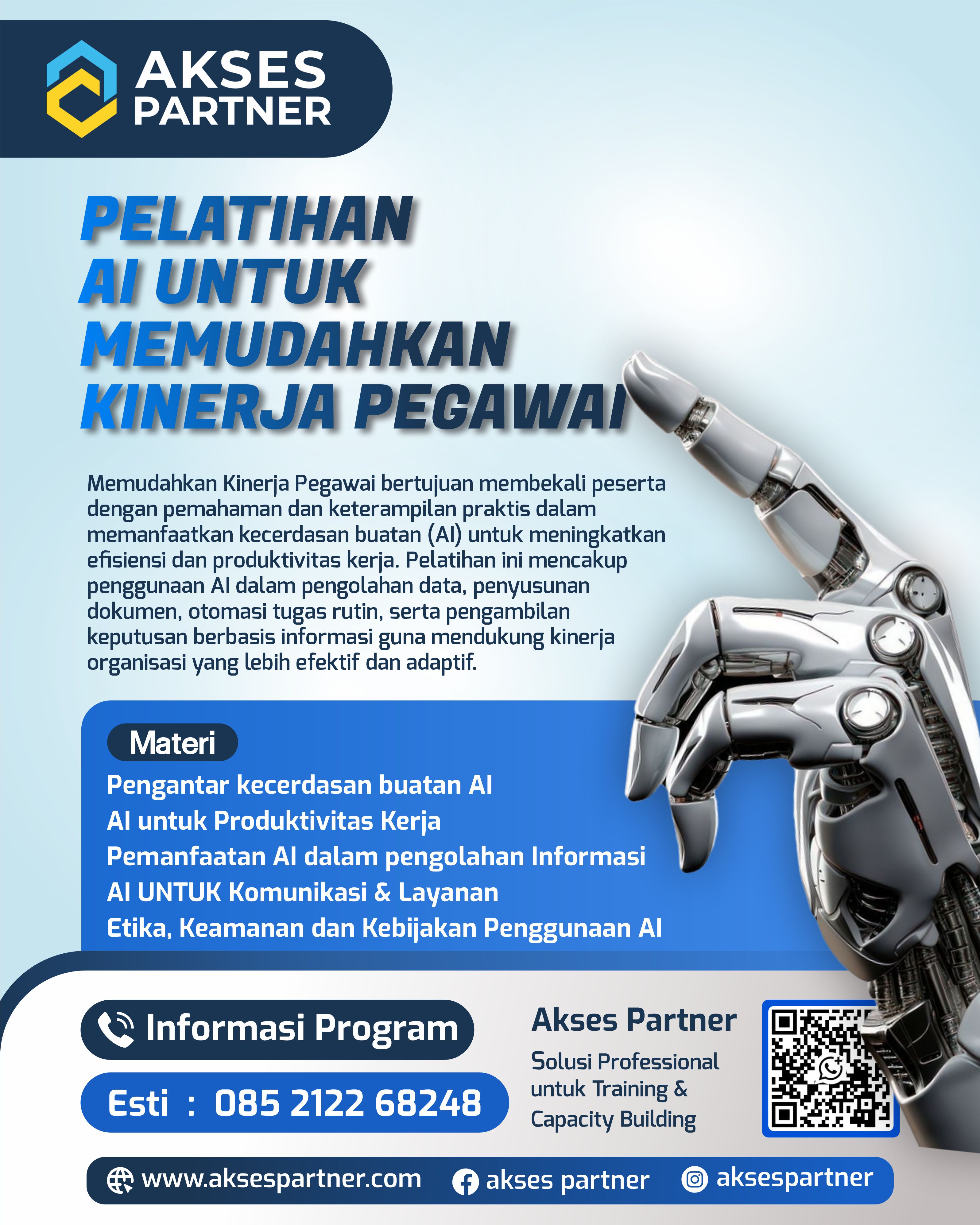 Pelatihan AI untuk Memudahkan Kinerja Pegawai