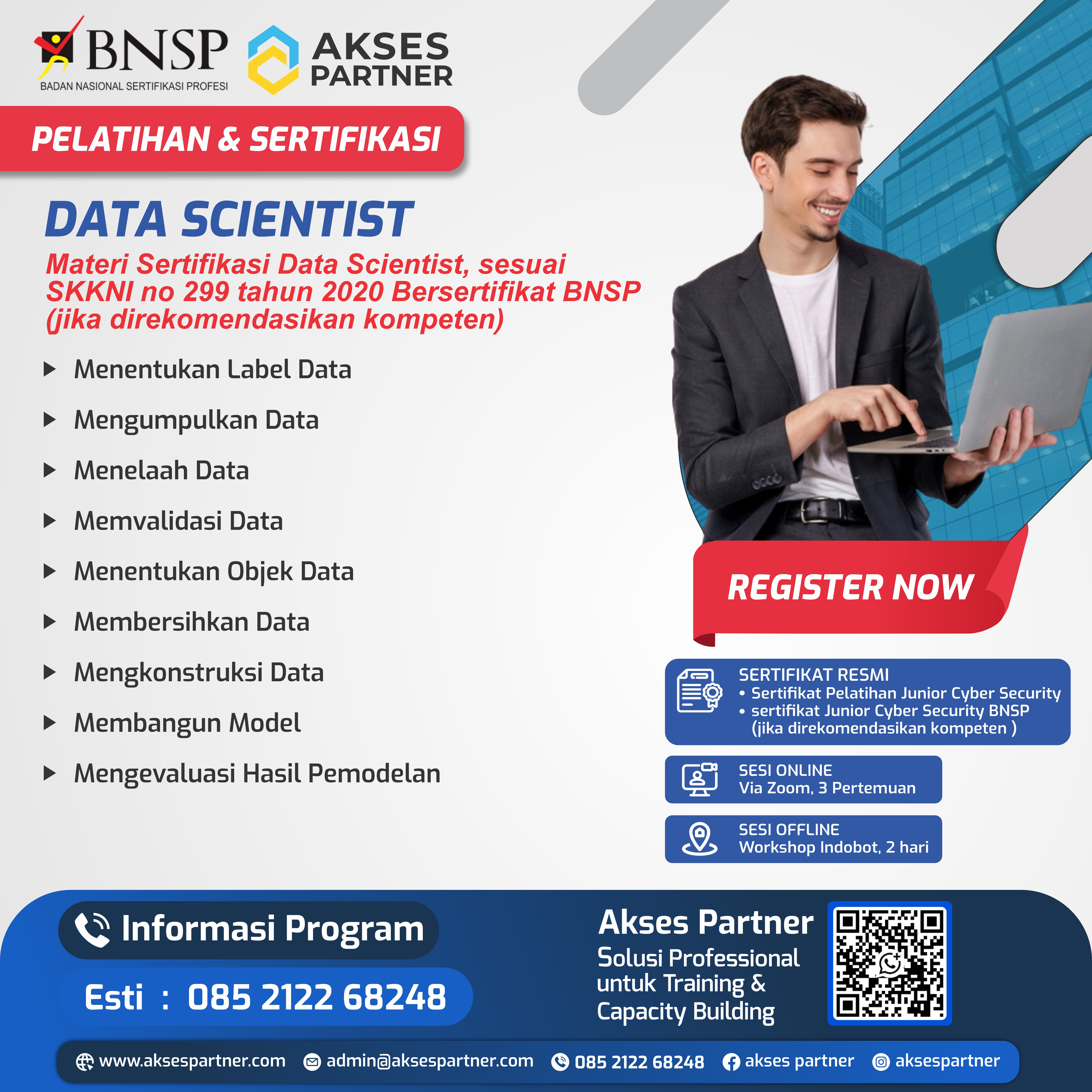 Pelatihan & Sertifikasi Data Scientist