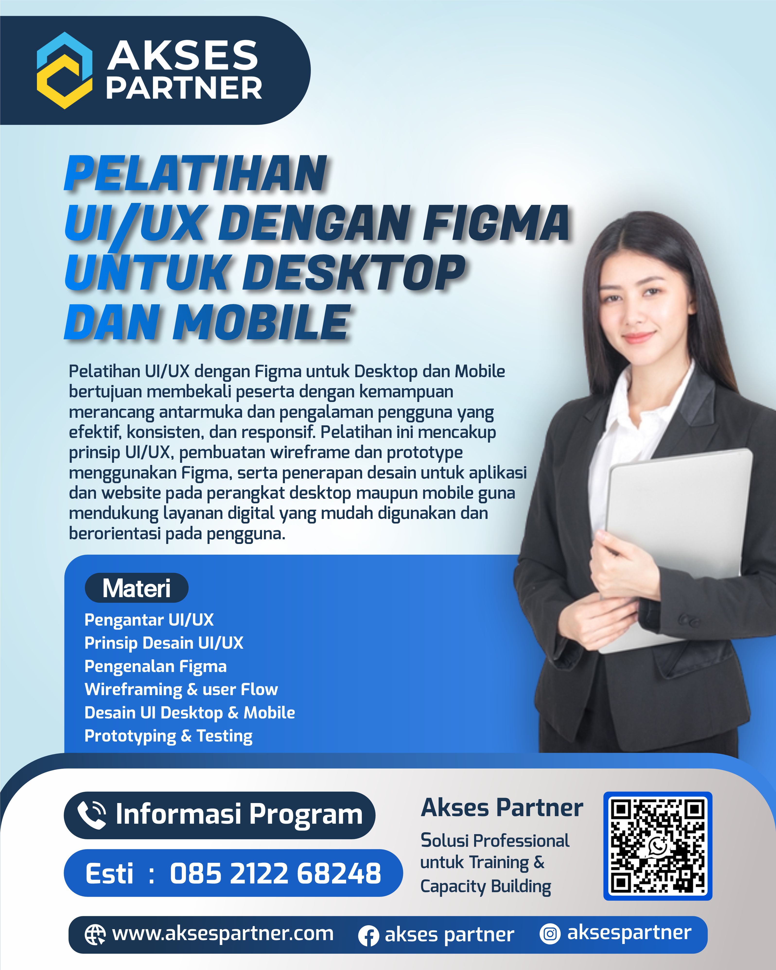 Pelatihan UI/UX dengan Figma untuk Desktop dan Mobile