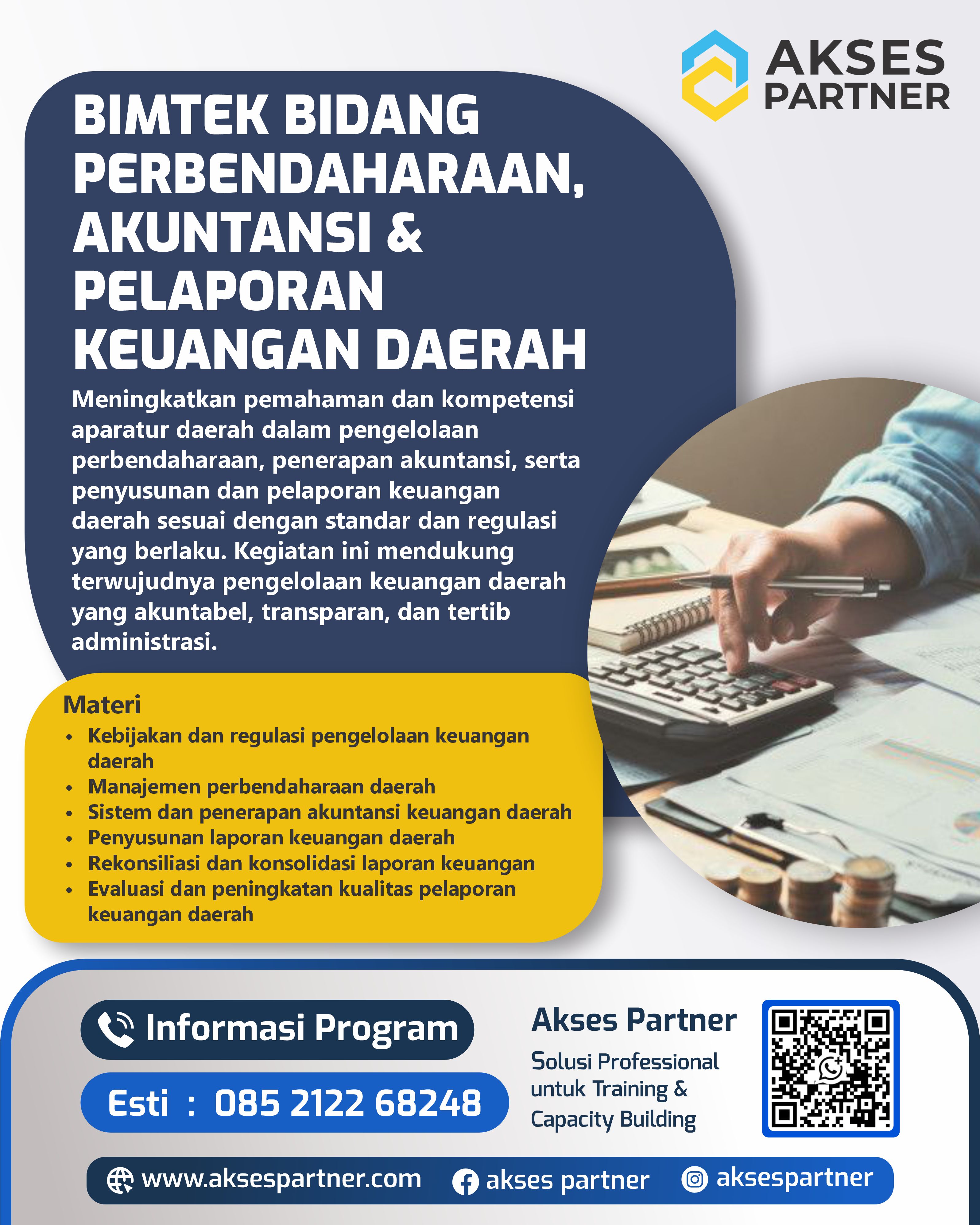 Bimtek Bidang Perbendaharaan, Akuntansi & Pelaporan Keuangan Daerah