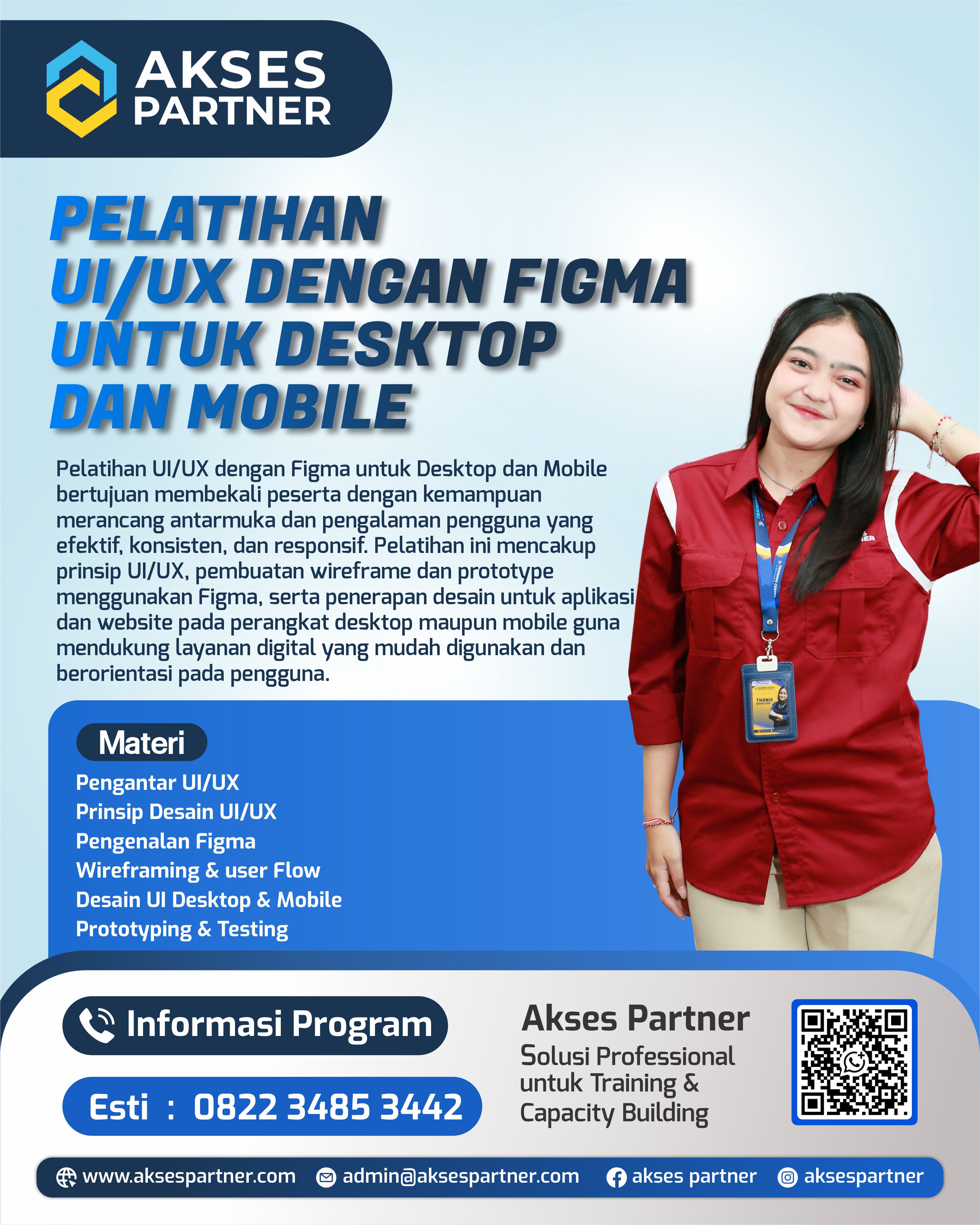 Pelatihan UI/UX dengan Figma untuk Desktop dan Mobile
