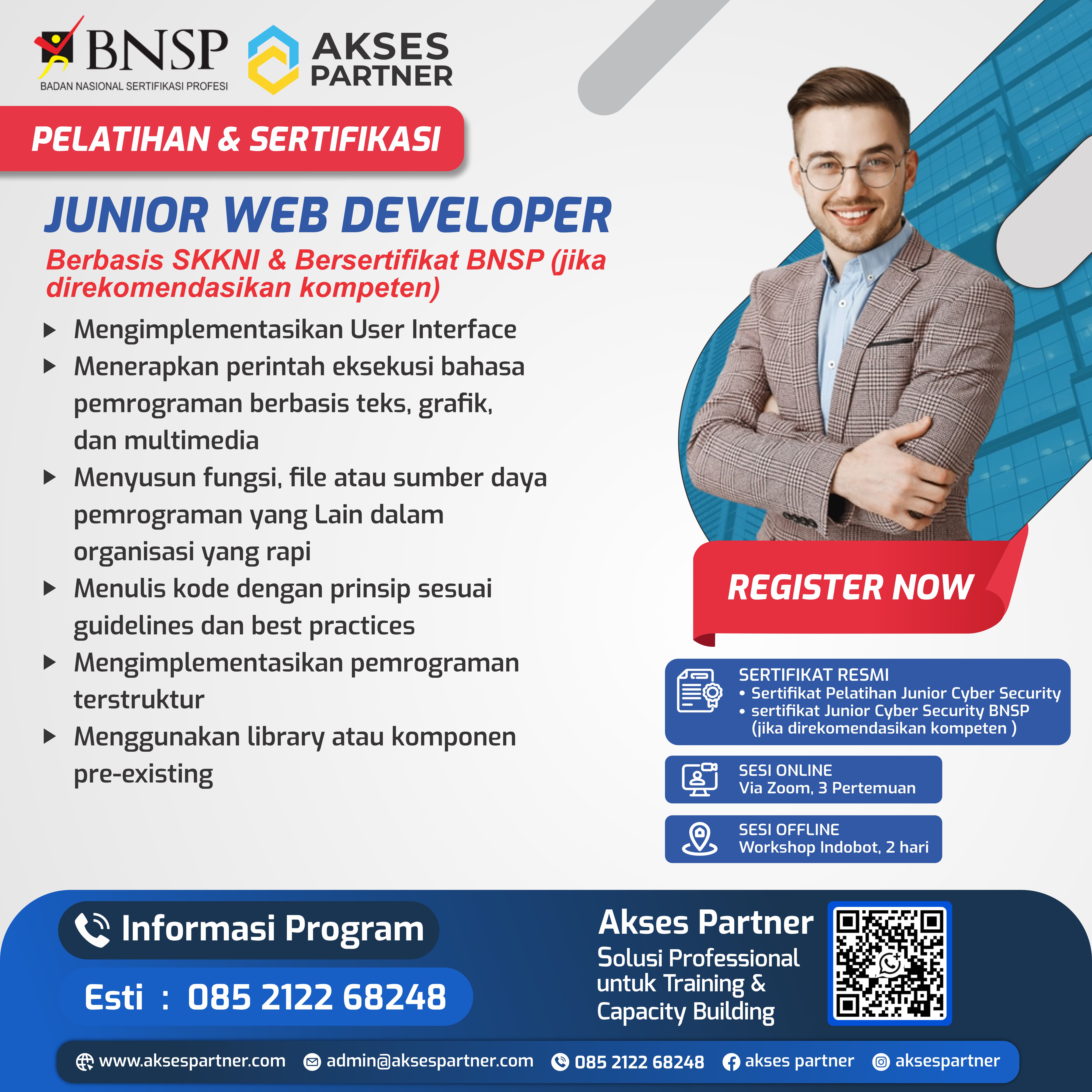 Pelatihan & Sertifikasi Junior Web Developer