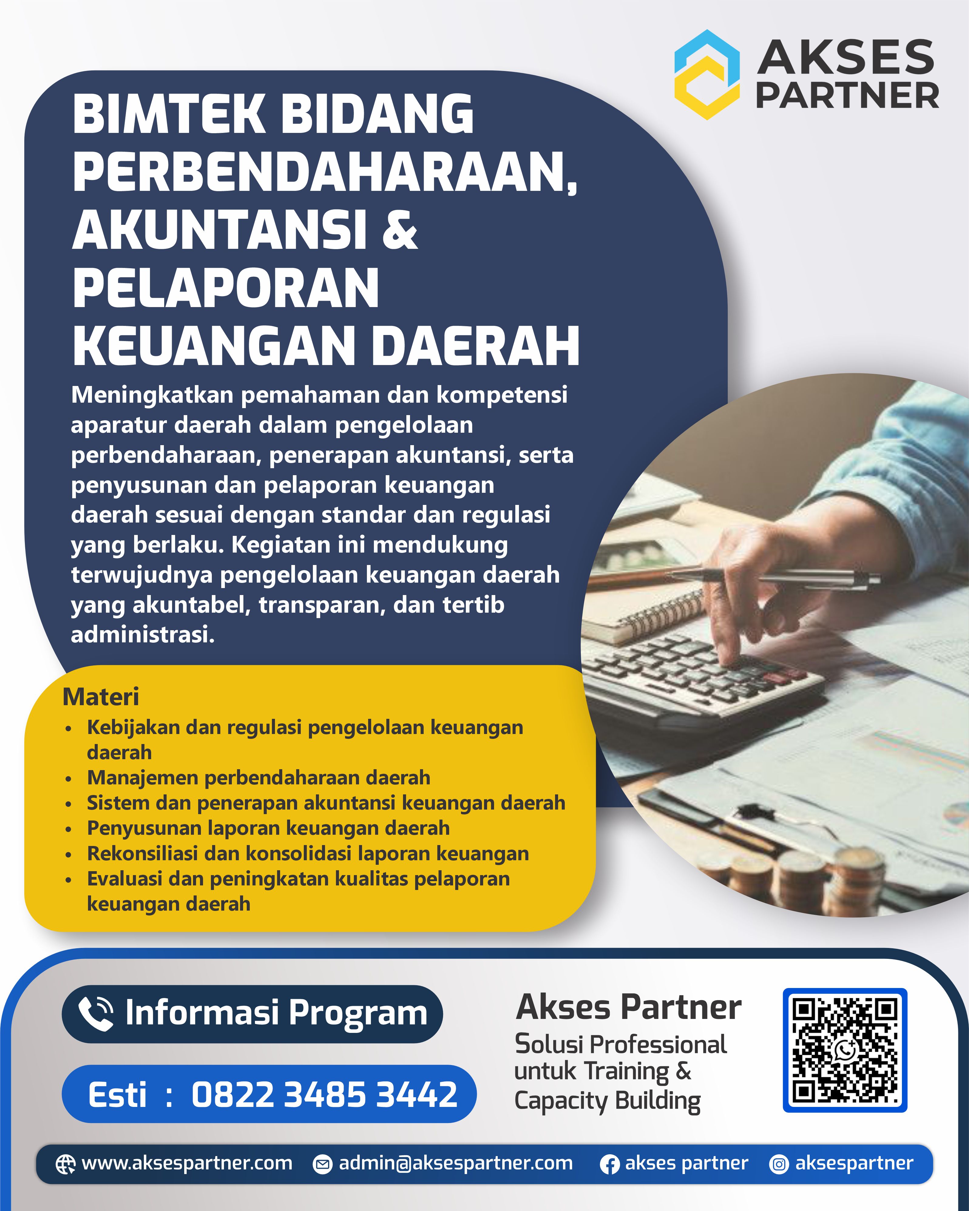 Bimtek Bidang Perbendaharaan, Akuntansi & Pelaporan Keuangan Daerah