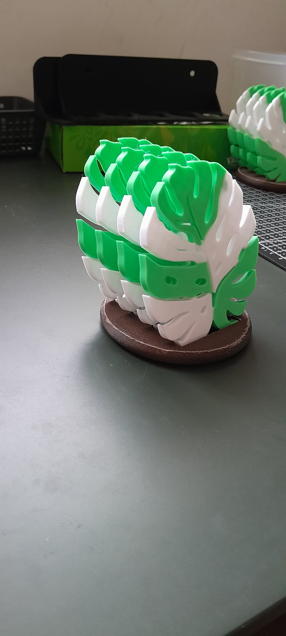 sous de verre monstera