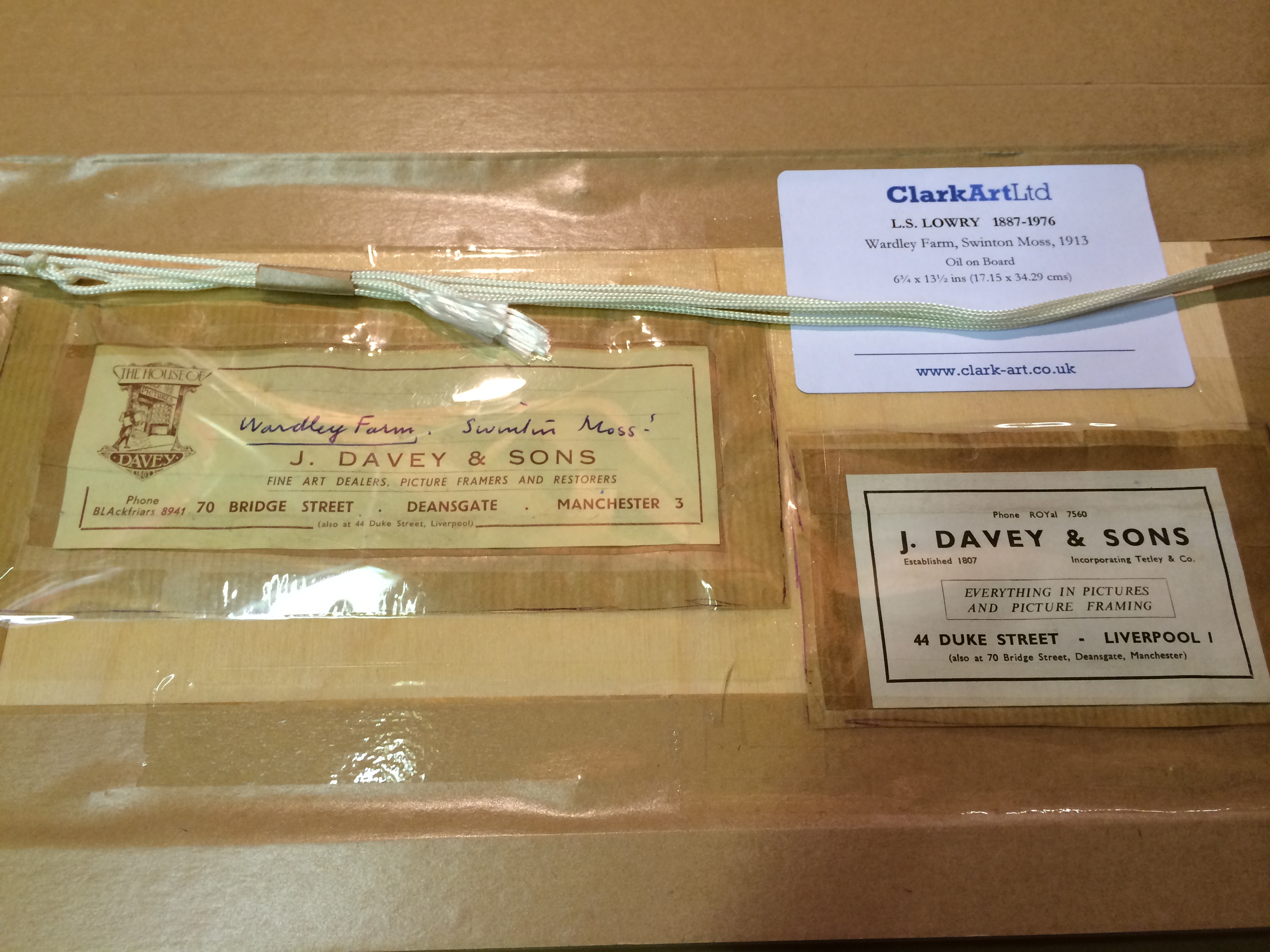 Wardley Farm Swinton Moss, L.S. Lowry