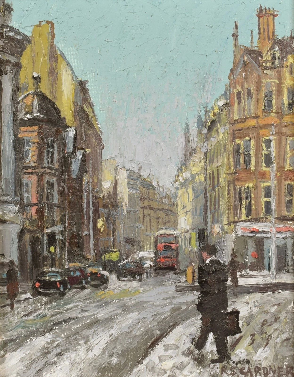 Cross Street from Albert Square, Reg Gardner