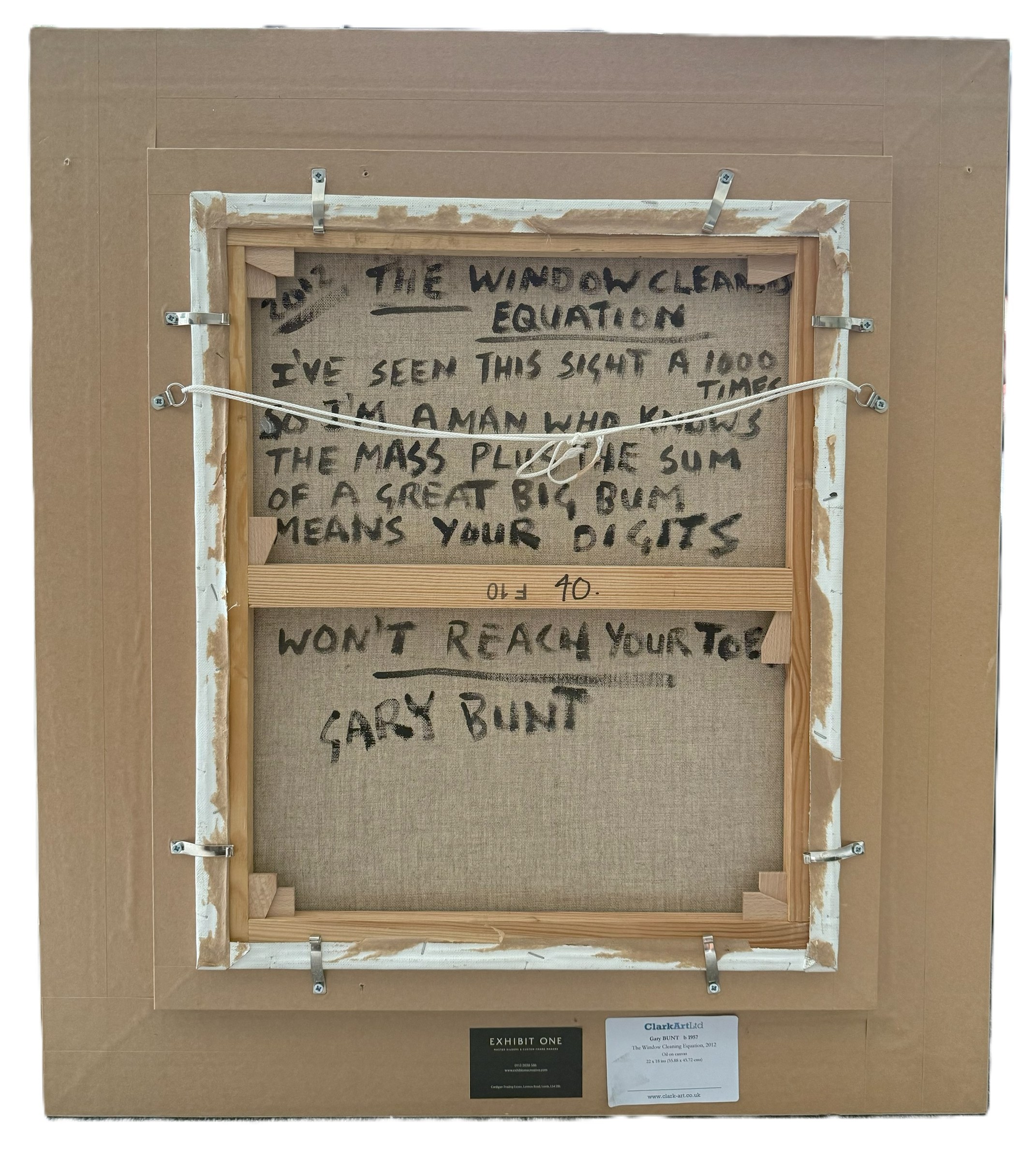 The Window Cleaning Equation, Gary Bunt