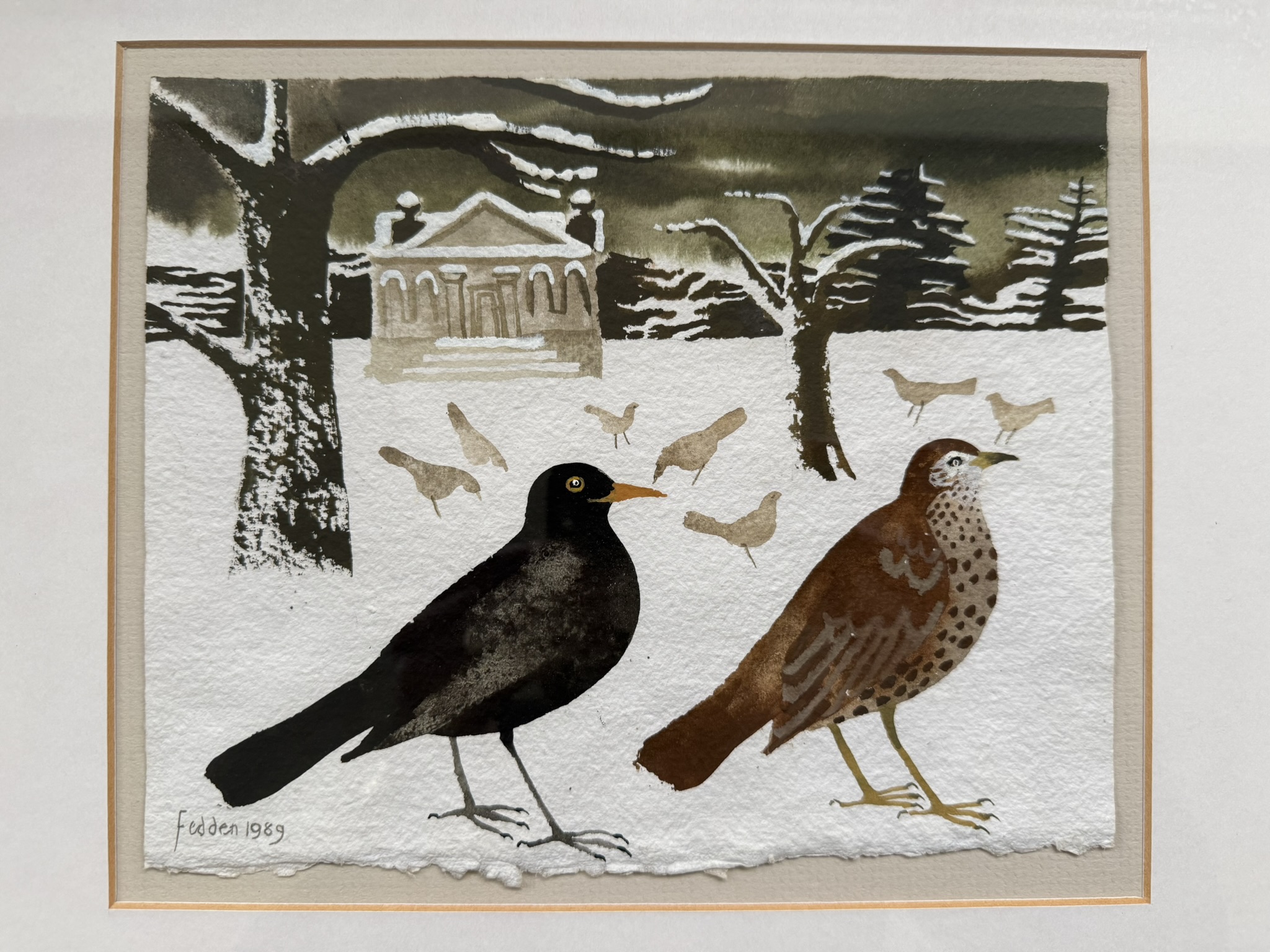 Birds in the Snow, Mary Fedden