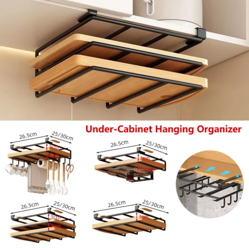 Under-Cabinet Hanging Organizer