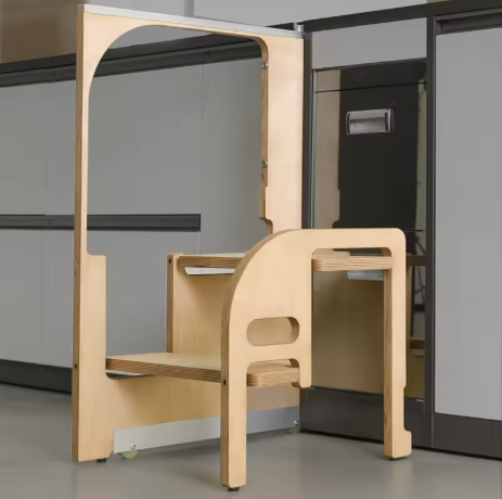 Children's kitchen helper step stool