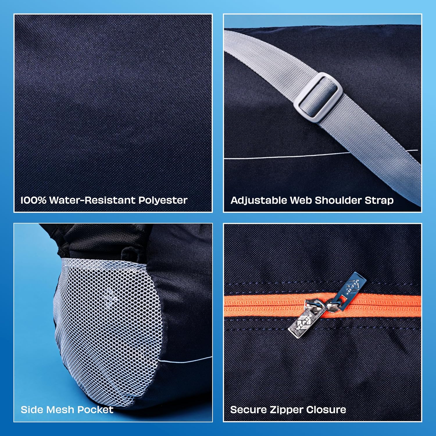 Nivia Navy Blue gym starter kit to Men/Women[Duffle Bag-11L||Crystal 2.0 Glove||Protein shaker Electra Sports||Breath up ankle socks||hand gripper 5-60kg|| skipping rope]6 products