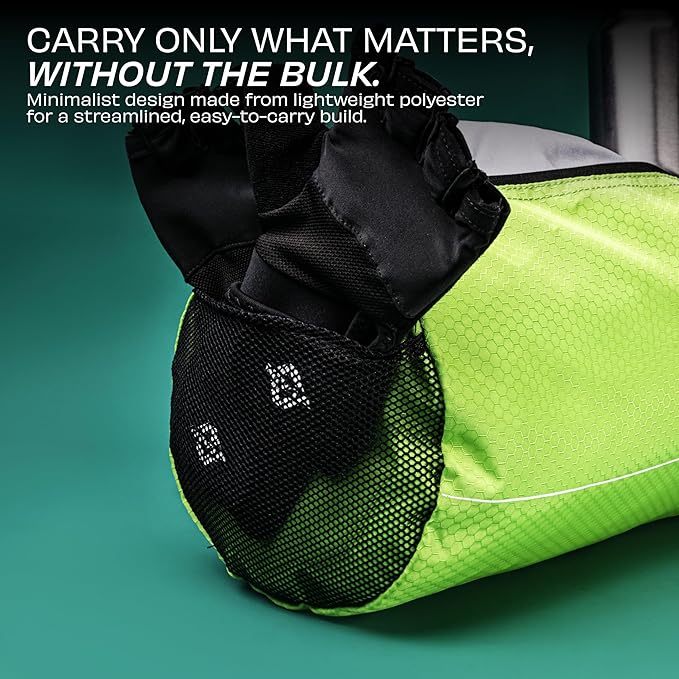 Nivia Lime Green gym starter kit to Men/Women[Duffle Bag-11L||Crystal 2.0 Glove||Protein shaker Electra Sports||Breath up ankle socks||hand gripper 5-60kg|| skipping rope]6 products