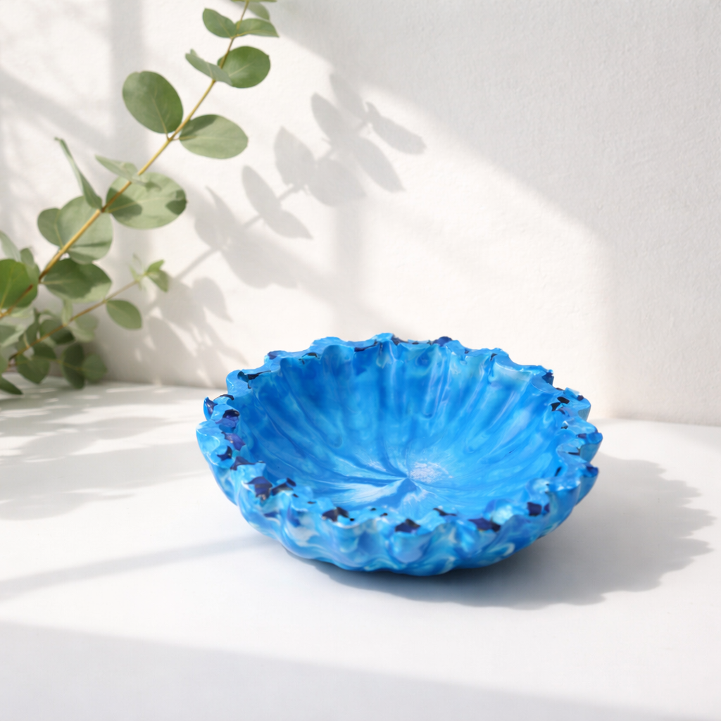 Mėlynasis žiedlapių dubuo