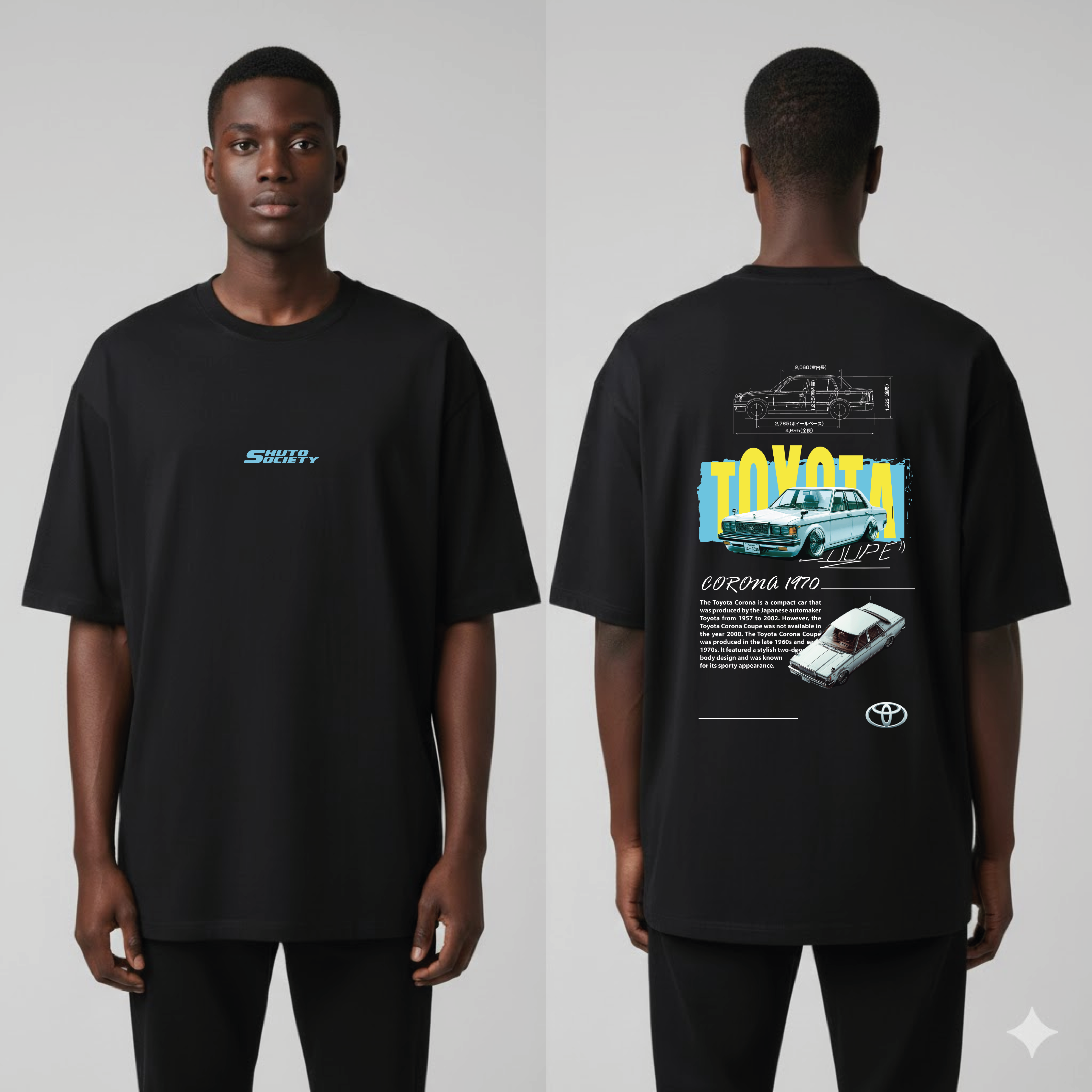 Toyota Corona 70s - BLACK