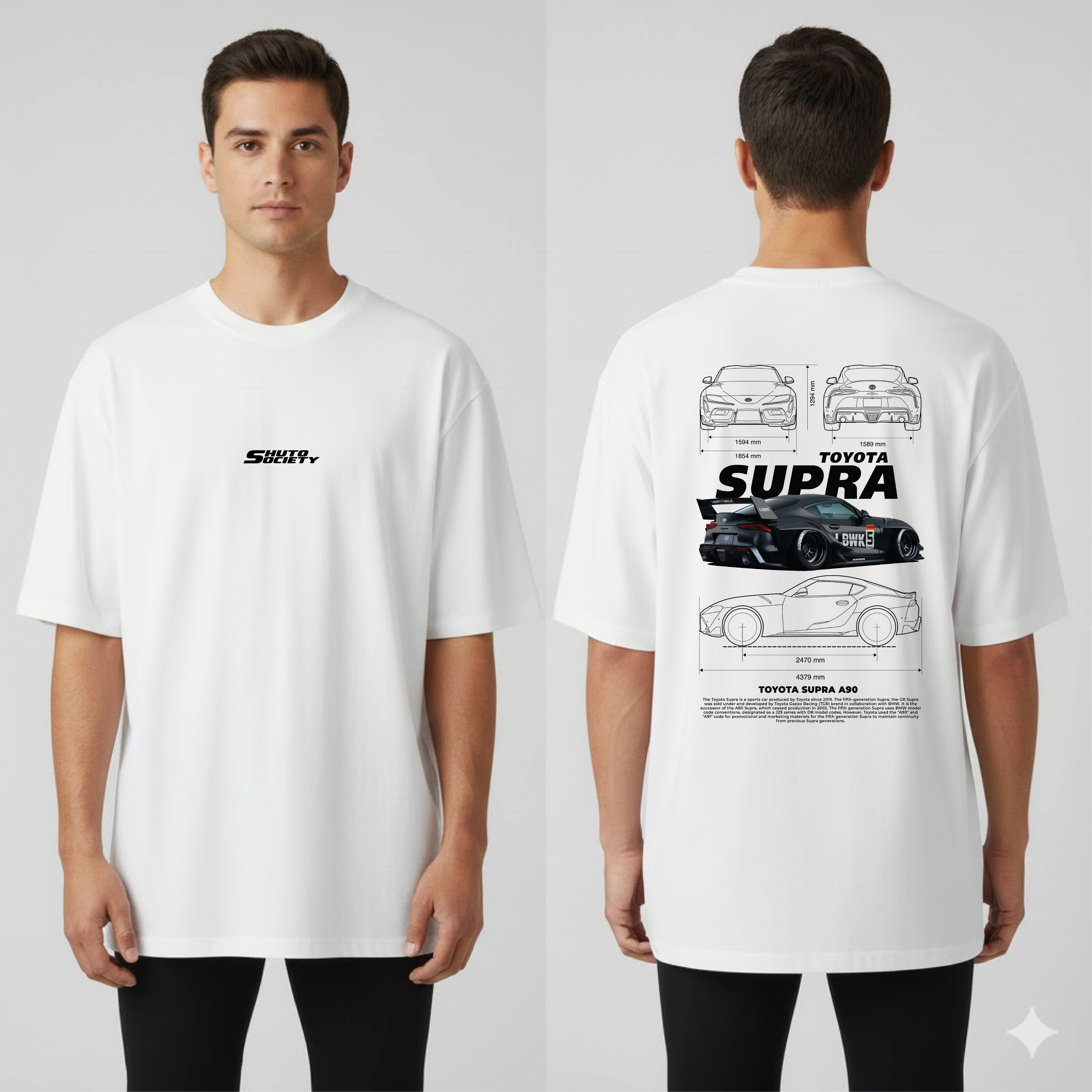 Camiseta Toyota Supra MK5 - WHITE