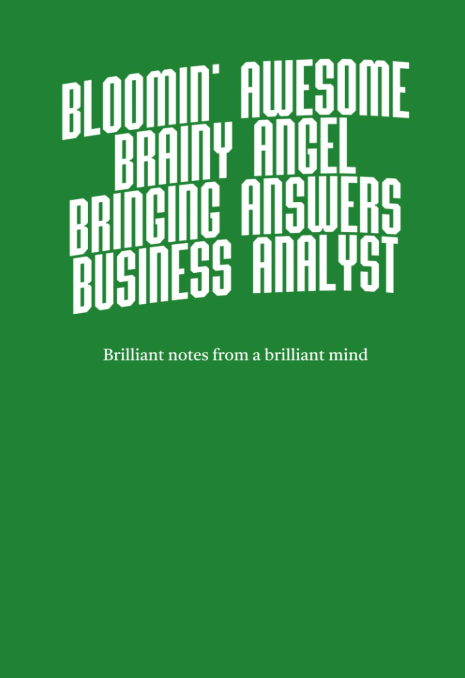 100 Page Lined Notebook - Green