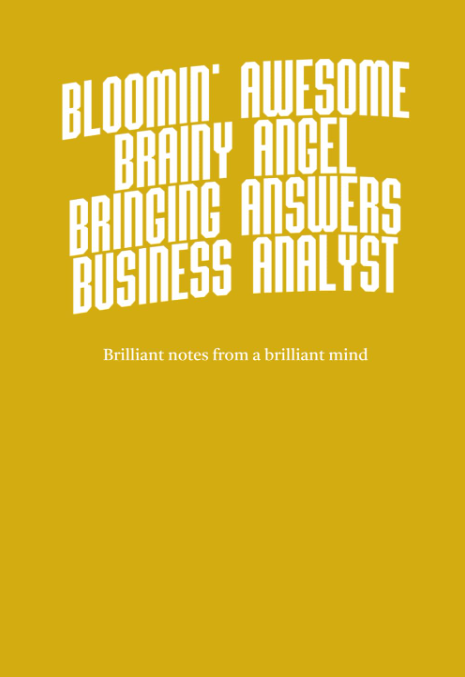 100 Page Lined Notebook - Yellow