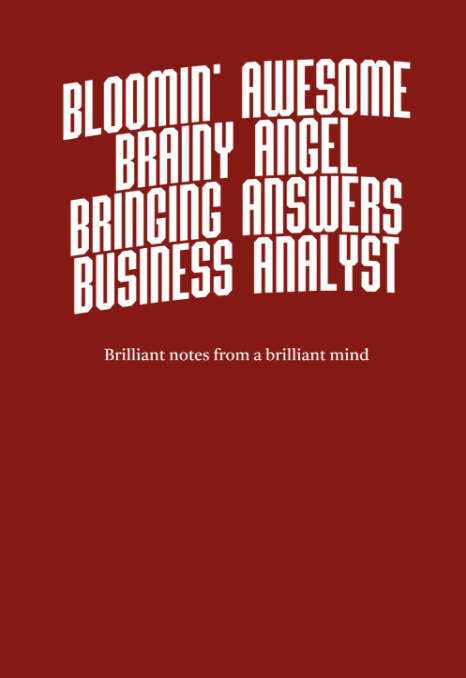 100 Page Lined Notebook - Red