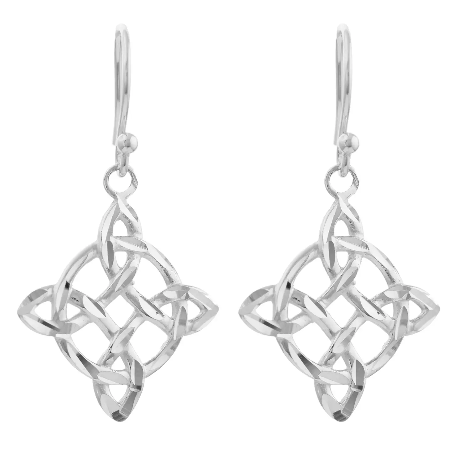 Celtic Knot Drop Earrings