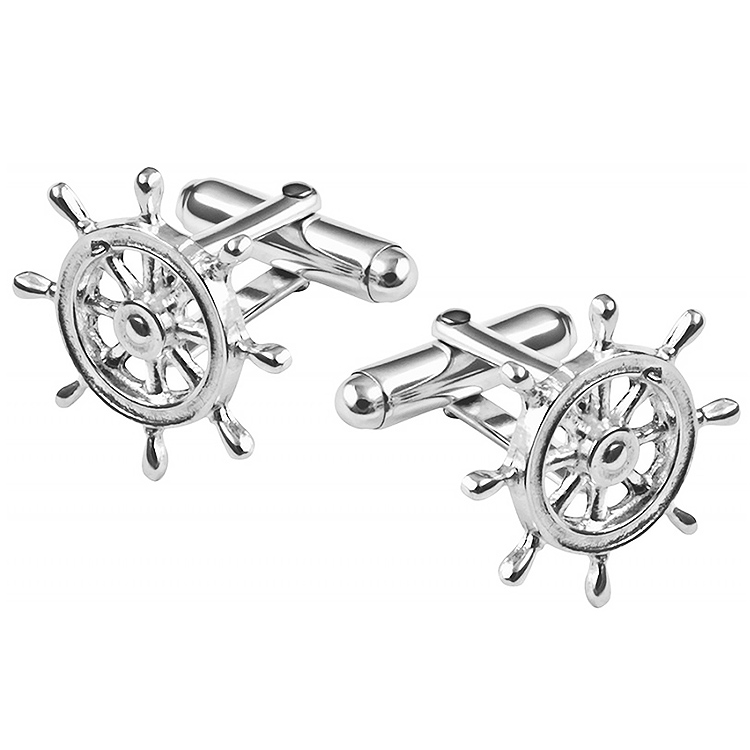 Ship's Wheel Cufflinks