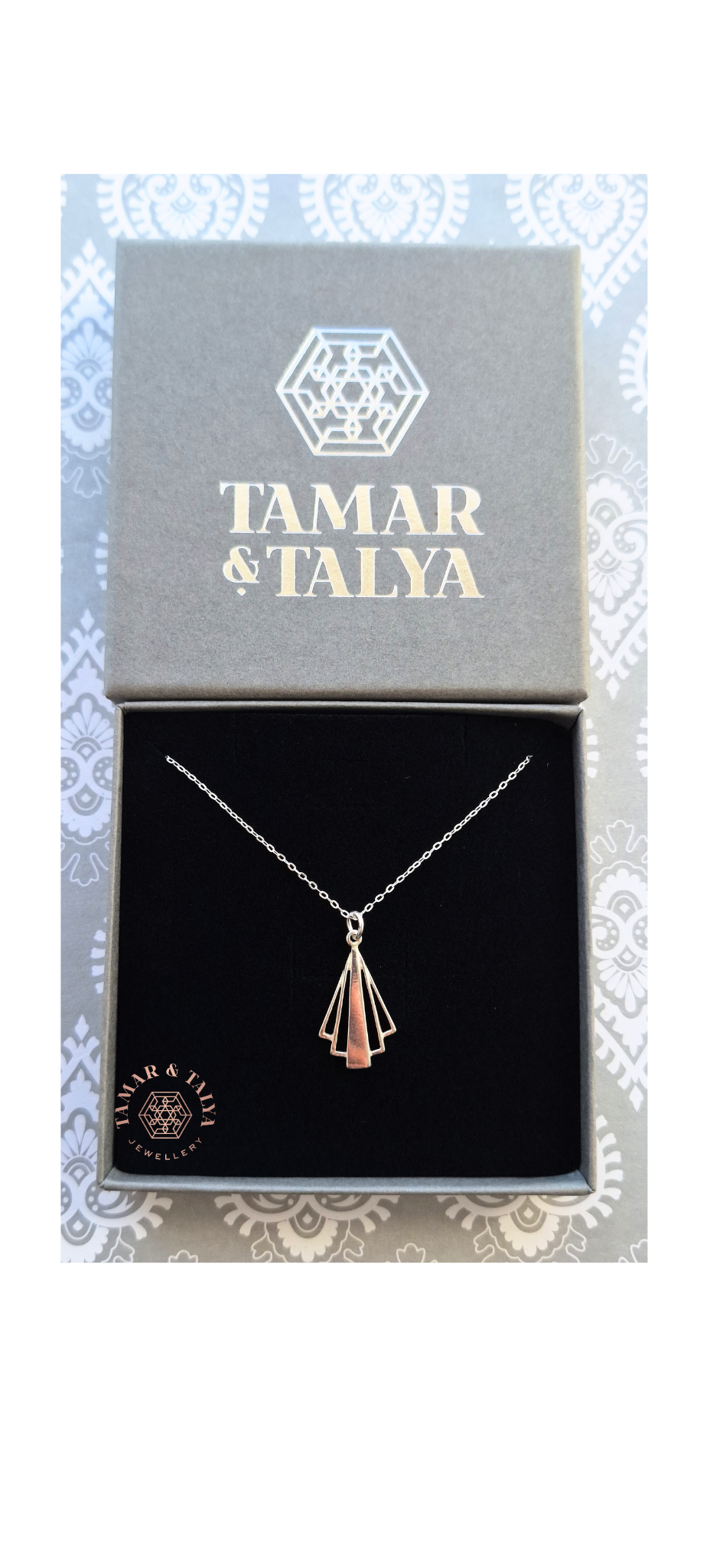 Sterling Silver Art Deco Necklace