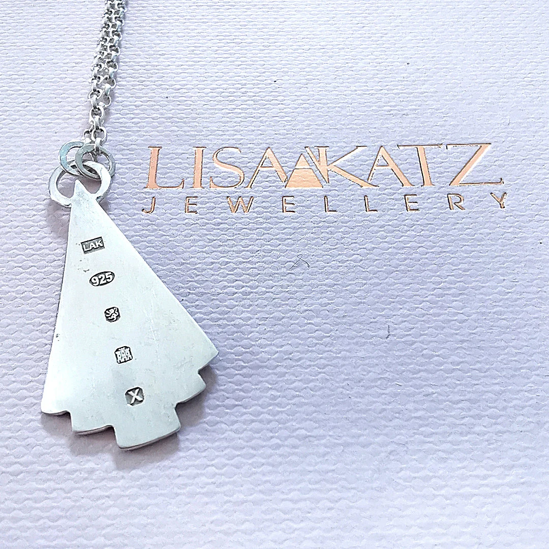 Art Deco Over The Head Chain | 24" | Hallmarked | Sterling Silver