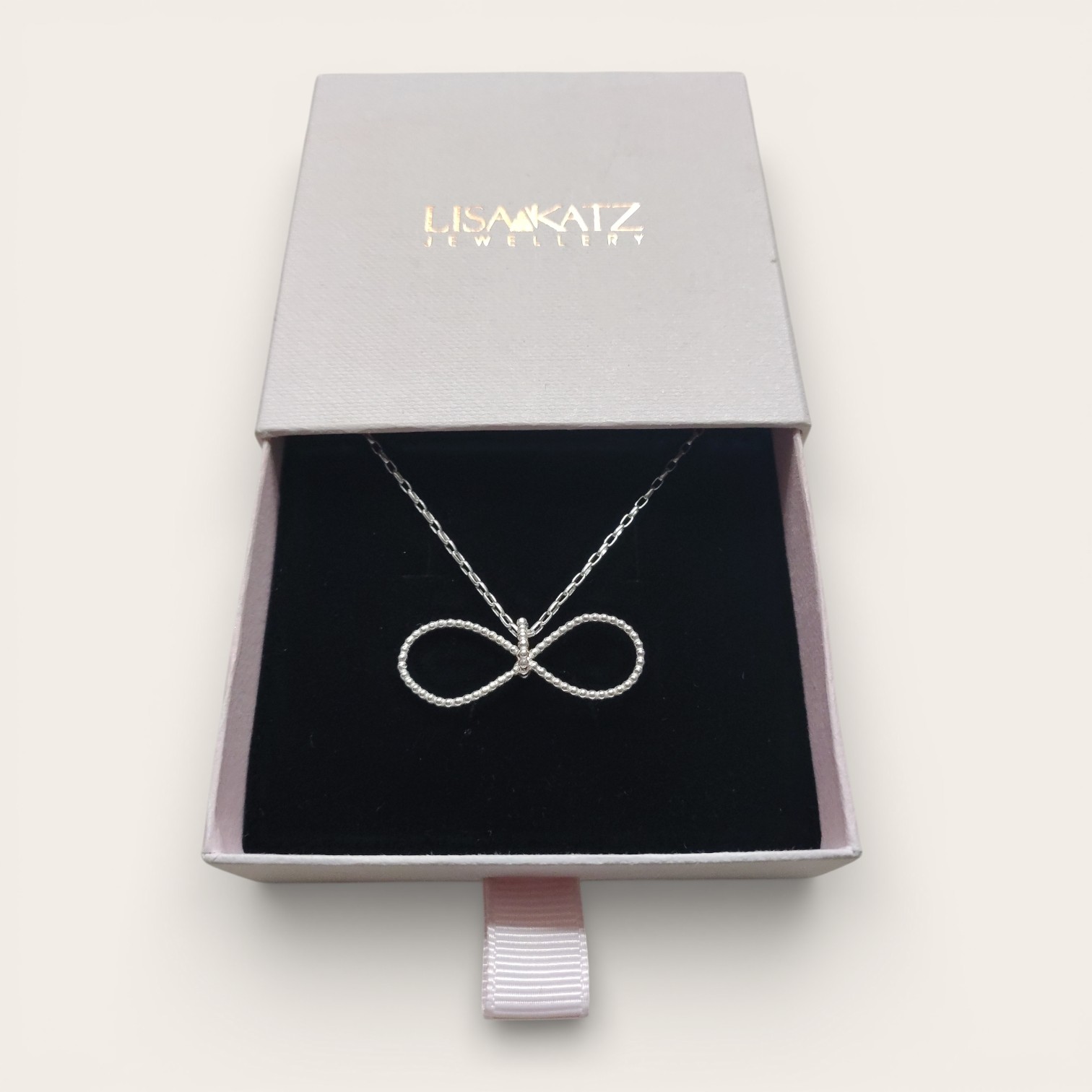 Silver Infinity Pendant Necklace