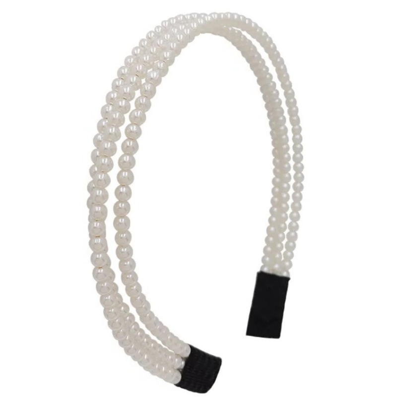 Triple Pearl Headband 