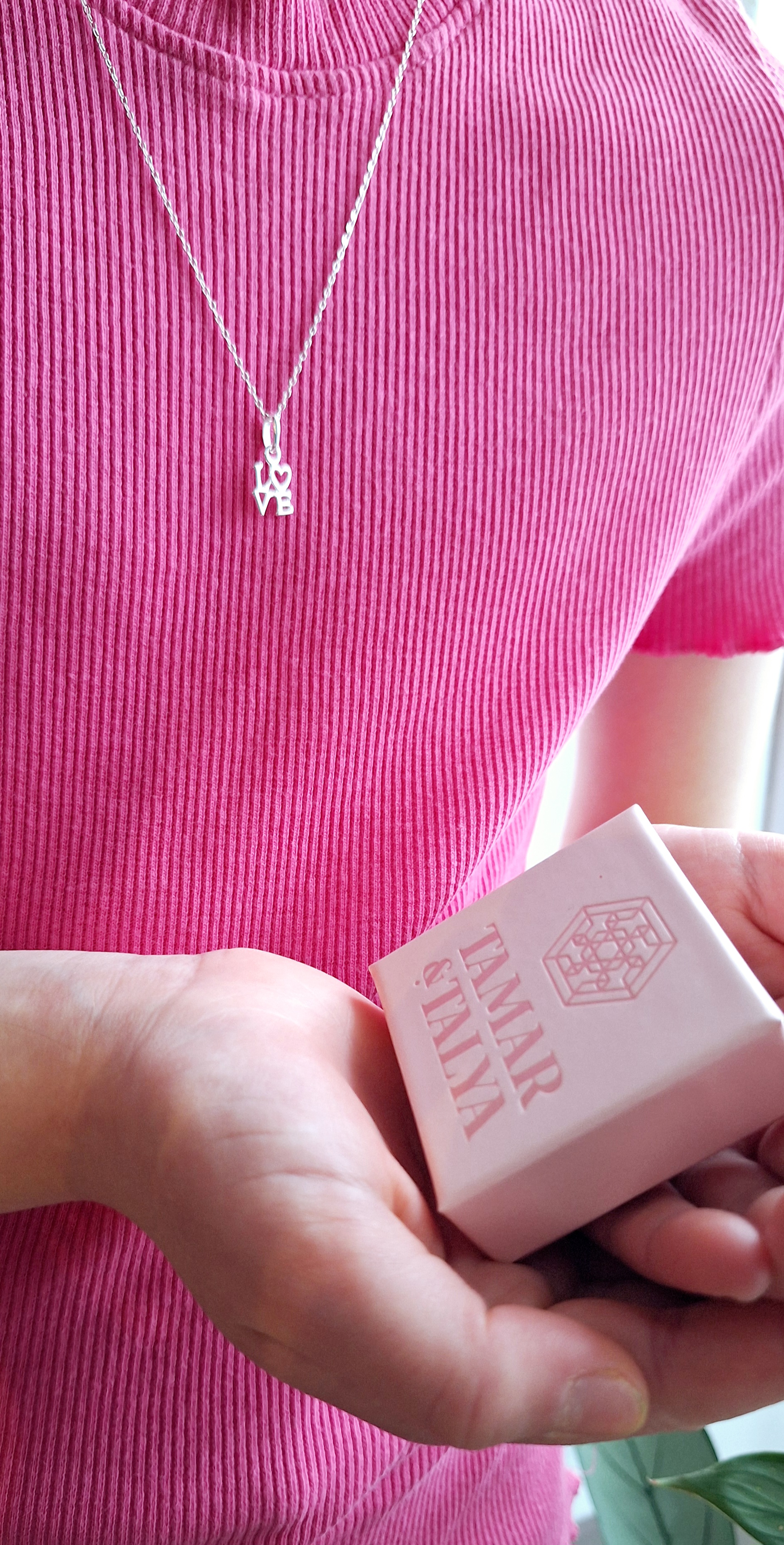 LOVE Silver Pendant Necklace