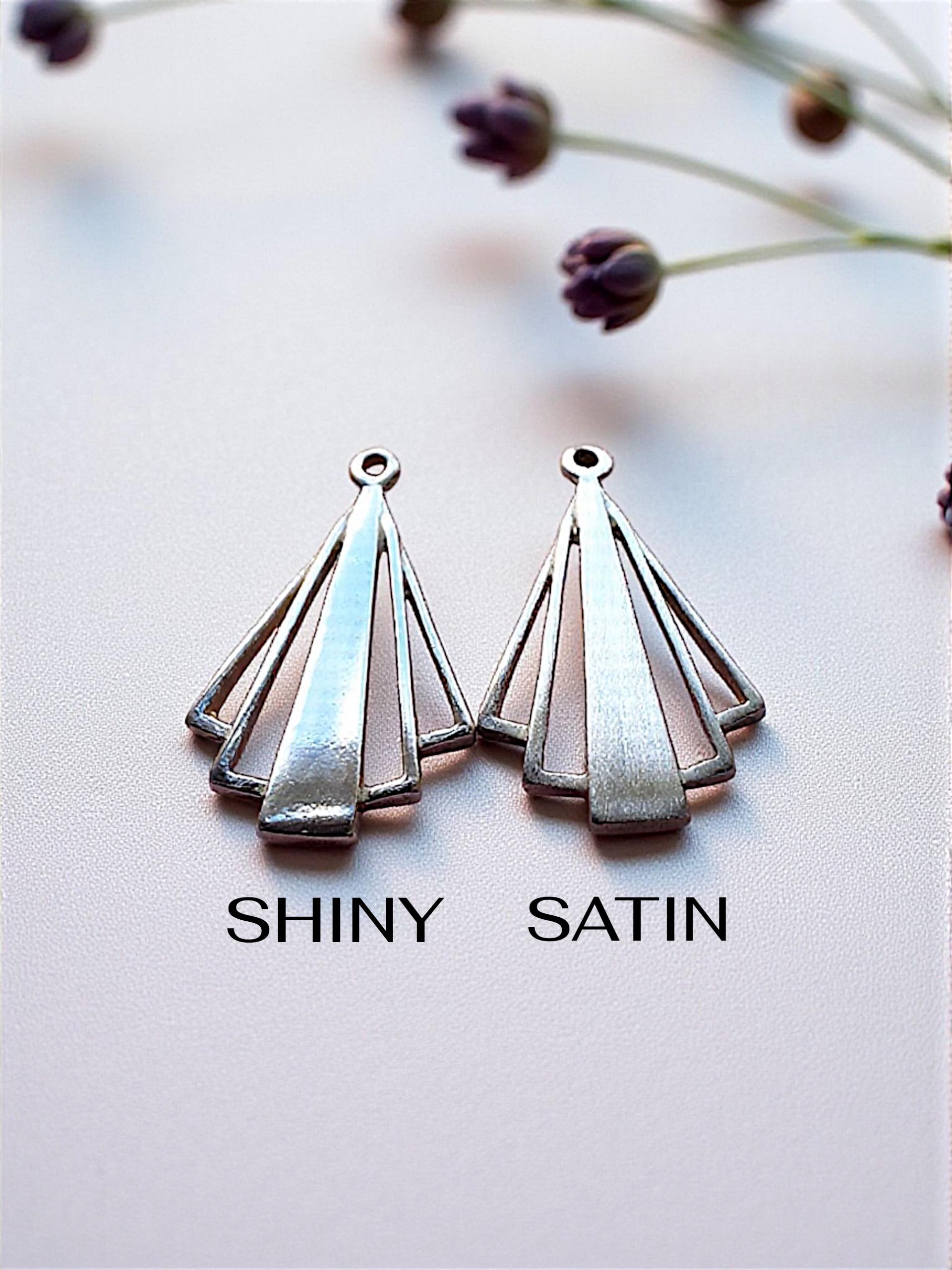 Art Deco Sterling Silver Drop Earrings 