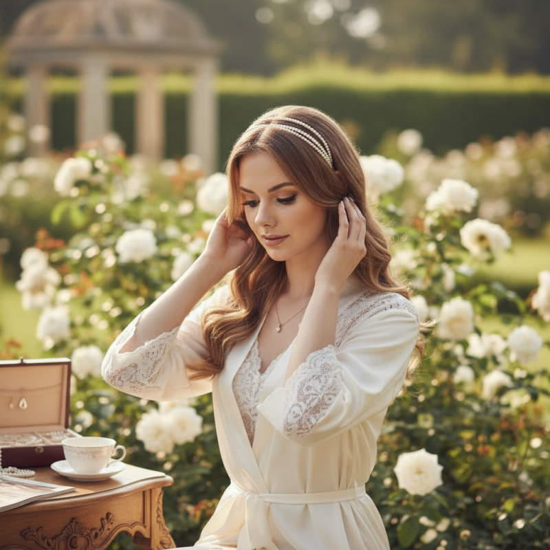 Triple Pearl Headband 