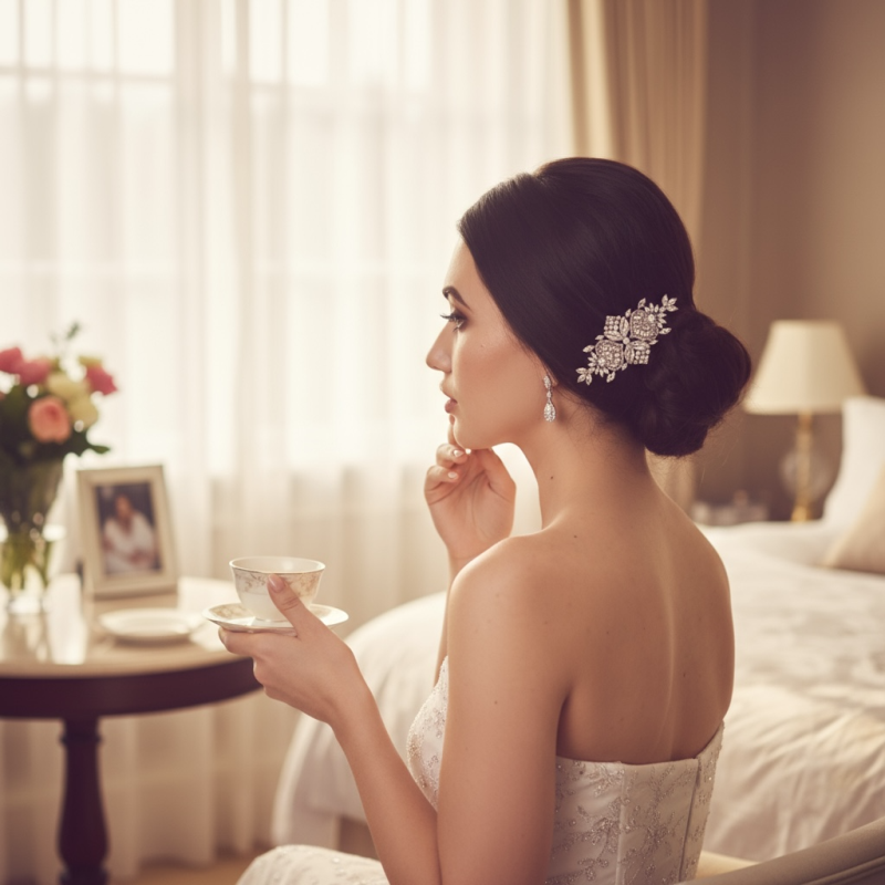  Art Deco Bridal Hair Comb, Great Gatsby Wedding Headpiece - GOLD