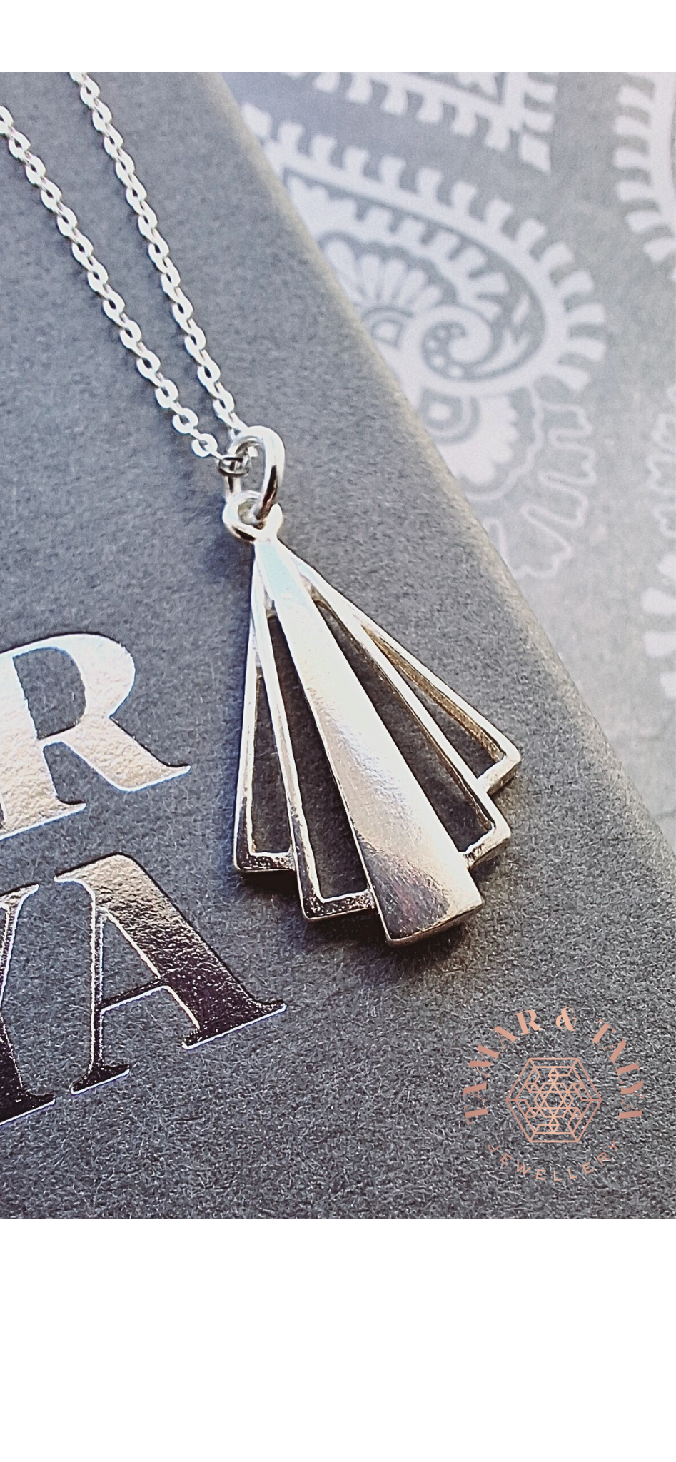 Sterling Silver Art Deco Necklace