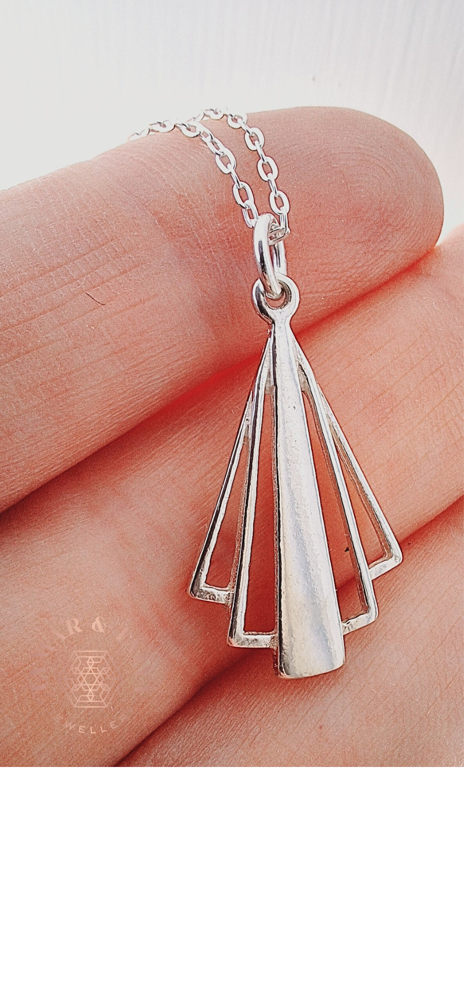 Sterling Silver Art Deco Necklace