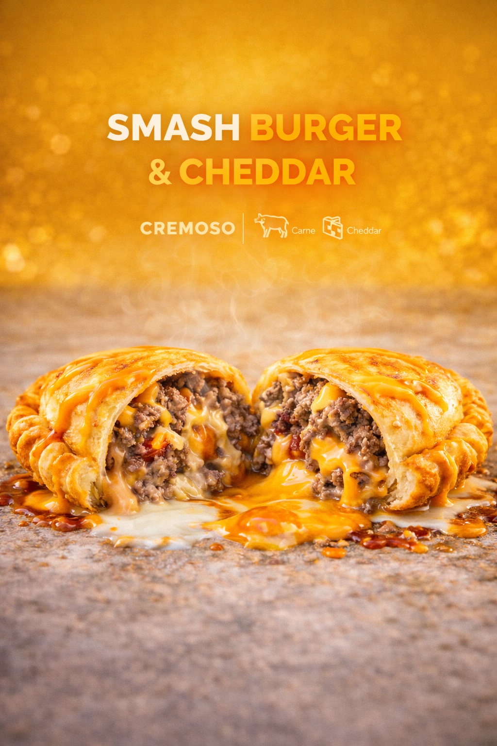 Empanadilla Argentina SMASH BURGUER & CHEDDAR