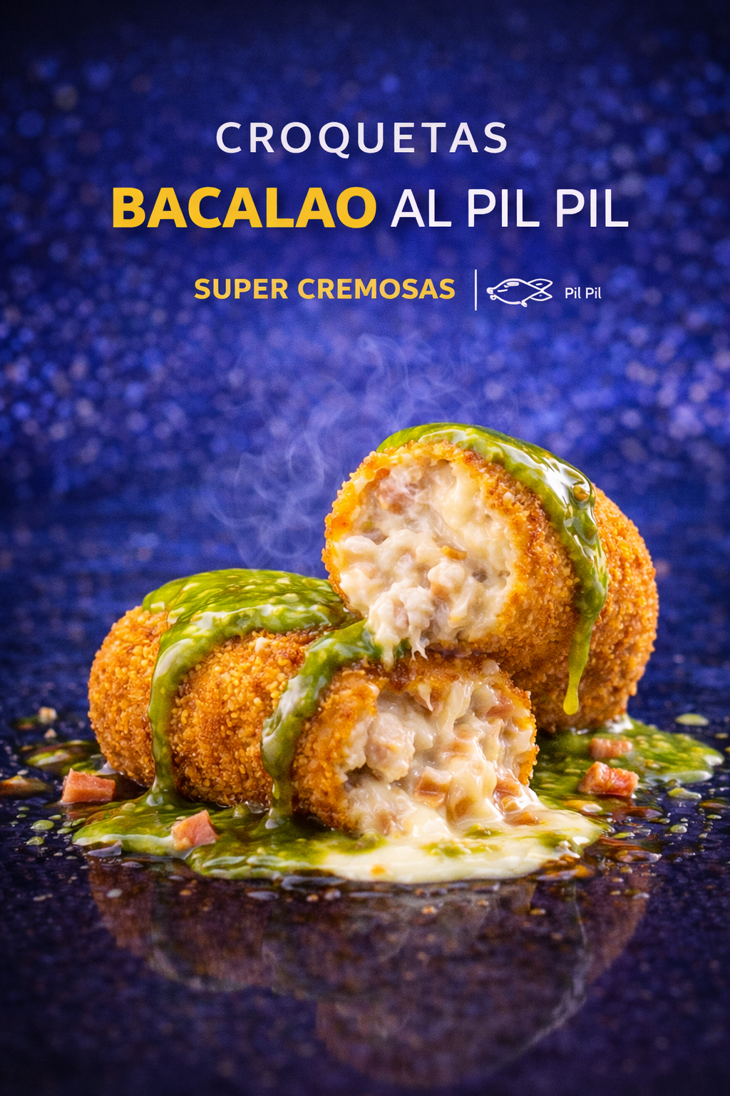 Croquetas BACALAO PIL PIL