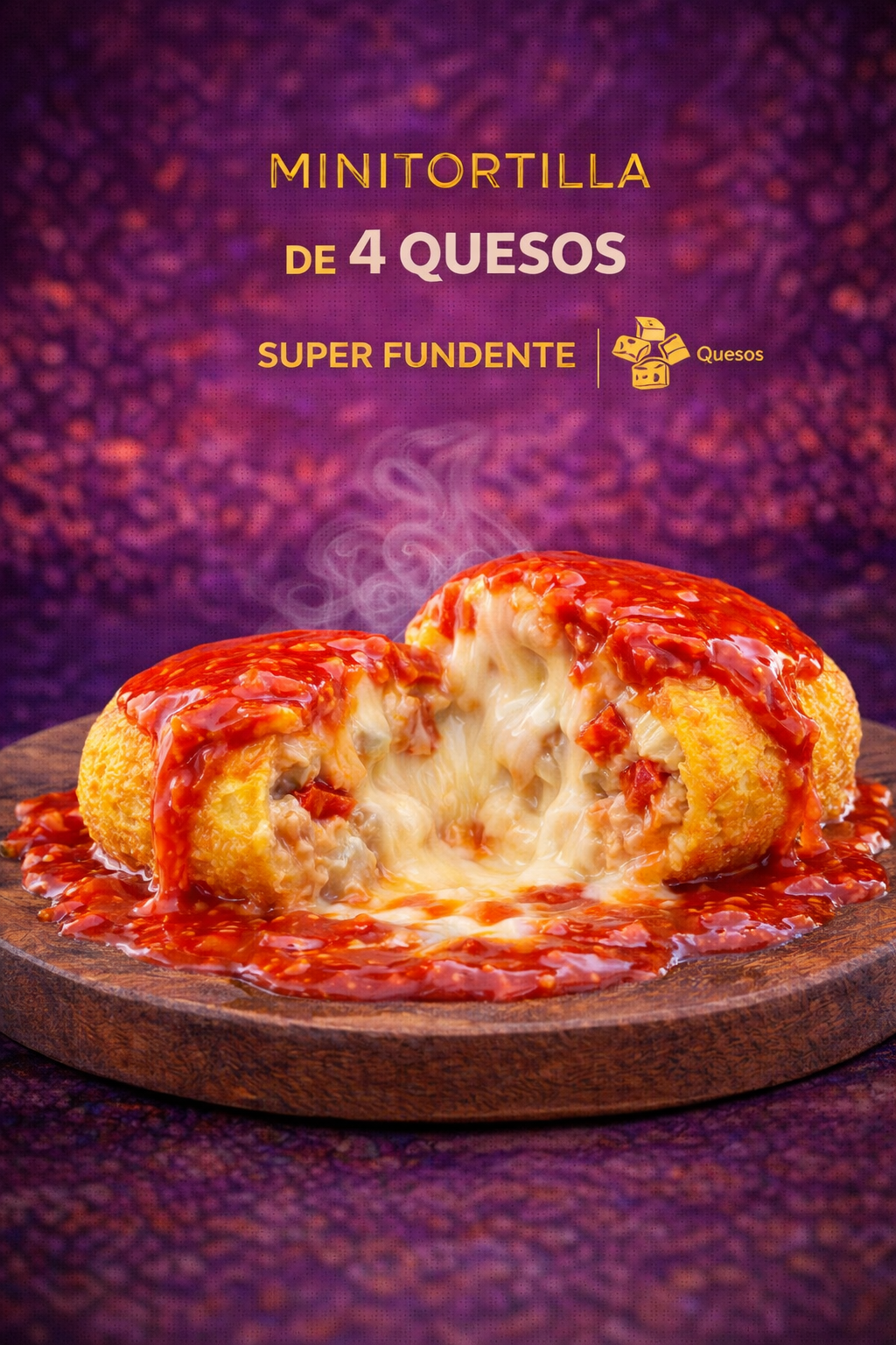 Minitortilla de 4 QUESOS