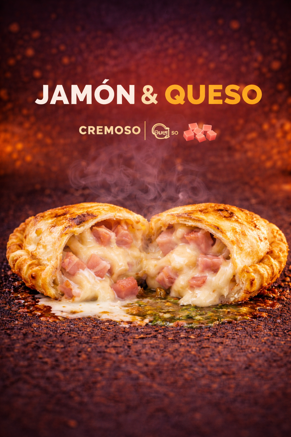 Empanadilla Argentina de JAMÓN y QUESO