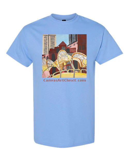 Urban Art Print T-Shirt, Inner Harbor Abstract