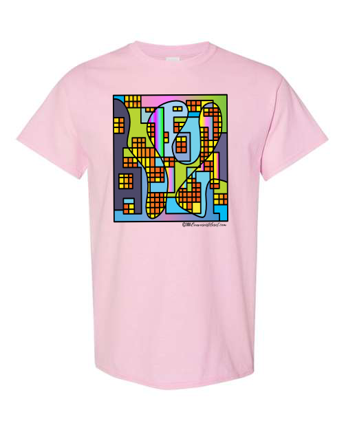 Abstract Graphic T-Shirt "Heart of the City"