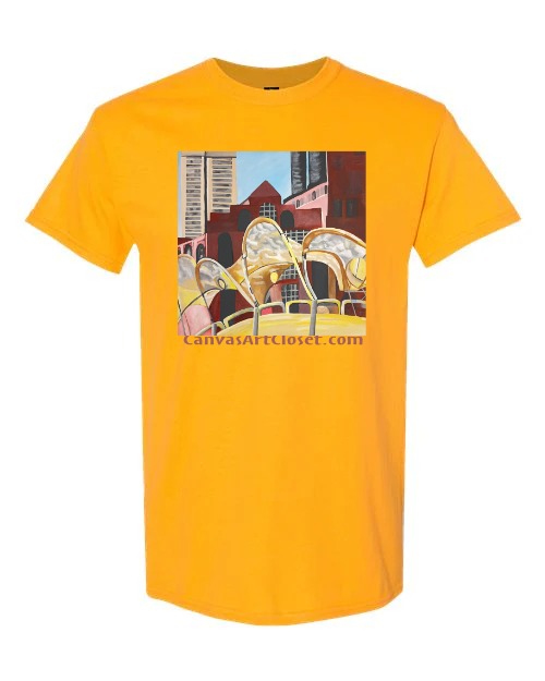 Urban Art Print T-Shirt, Inner Harbor Abstract