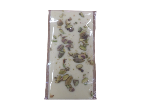 White chocolate pistachio bar
