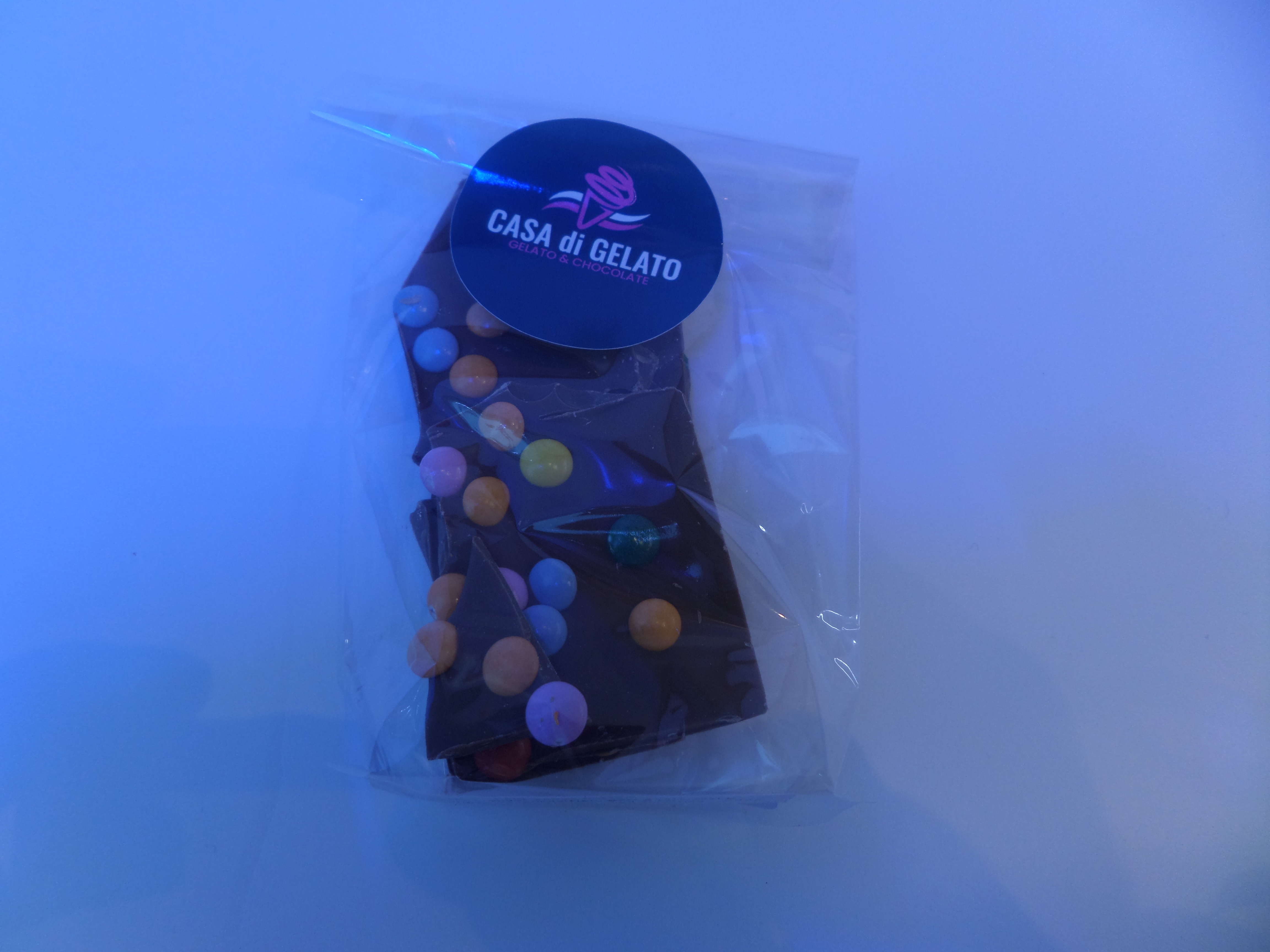 Milk Chocolate Bark With mini smarties