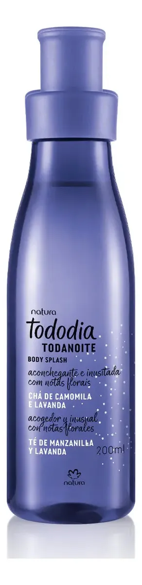 Body Splash Tododia Todanoite cha de camomila e lavanda 200ml